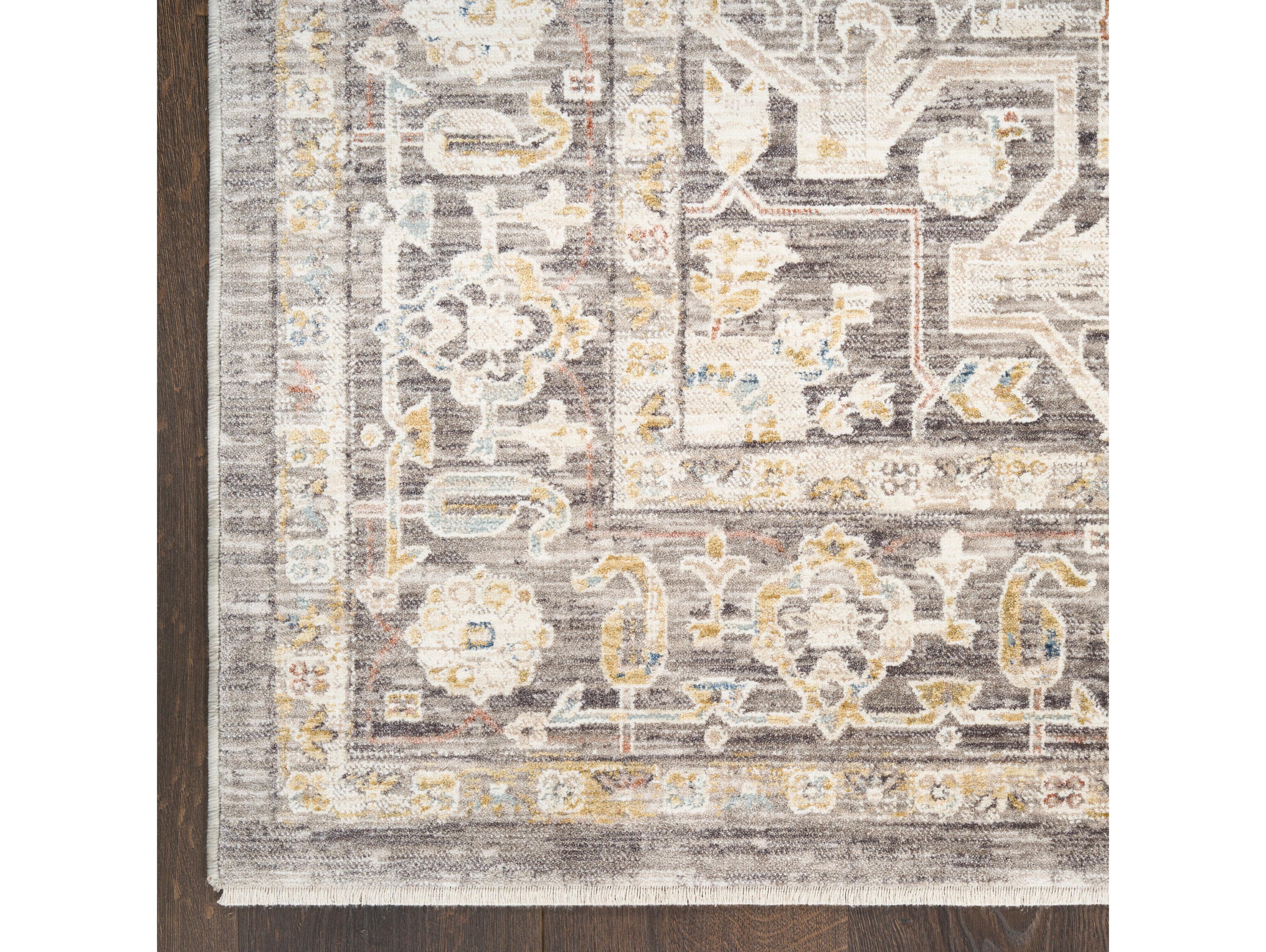 Nourison Antique Fusion Bordered Runner Area Rug