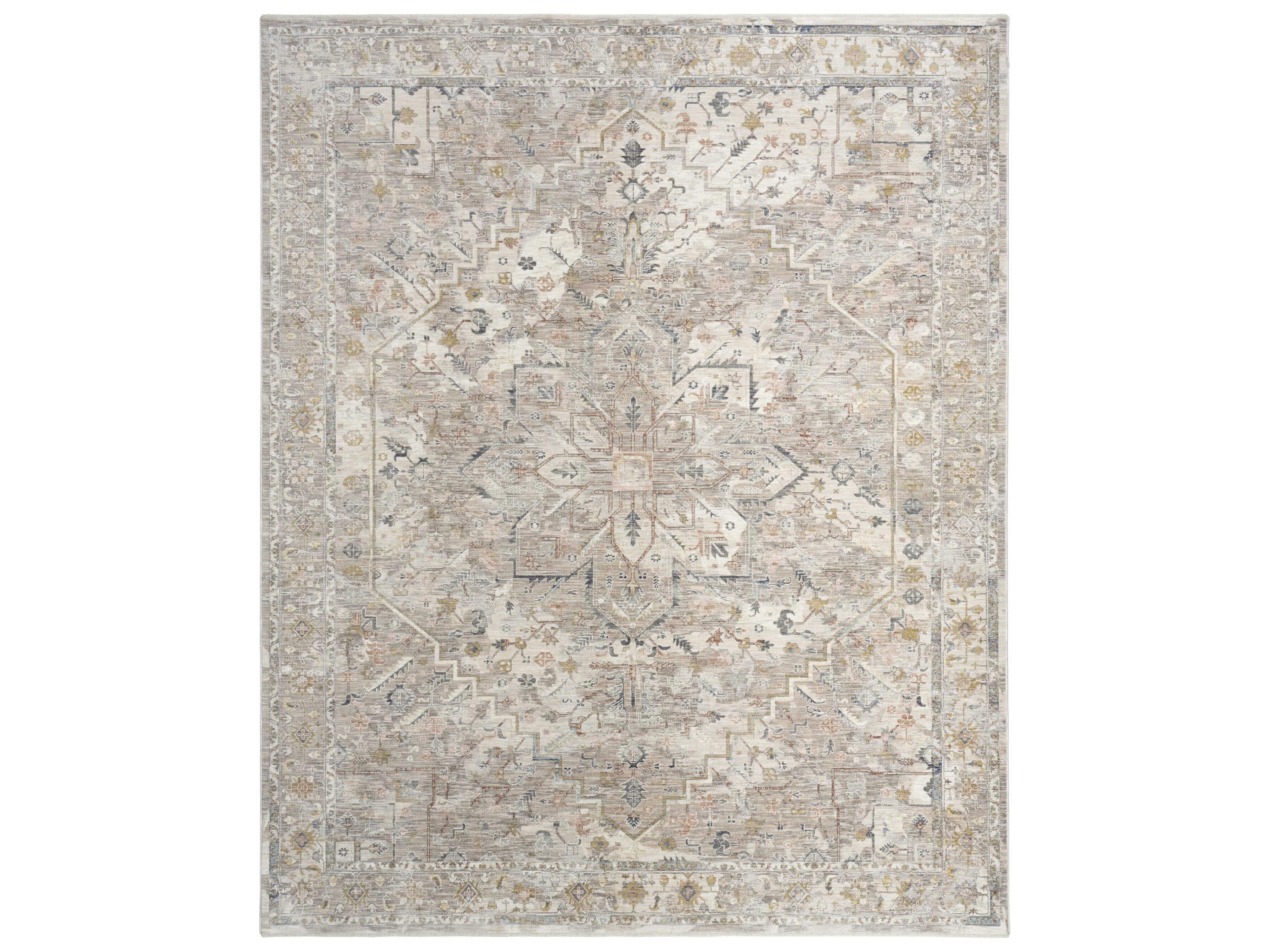 Nourison Antique Fusion Bordered Area Rug