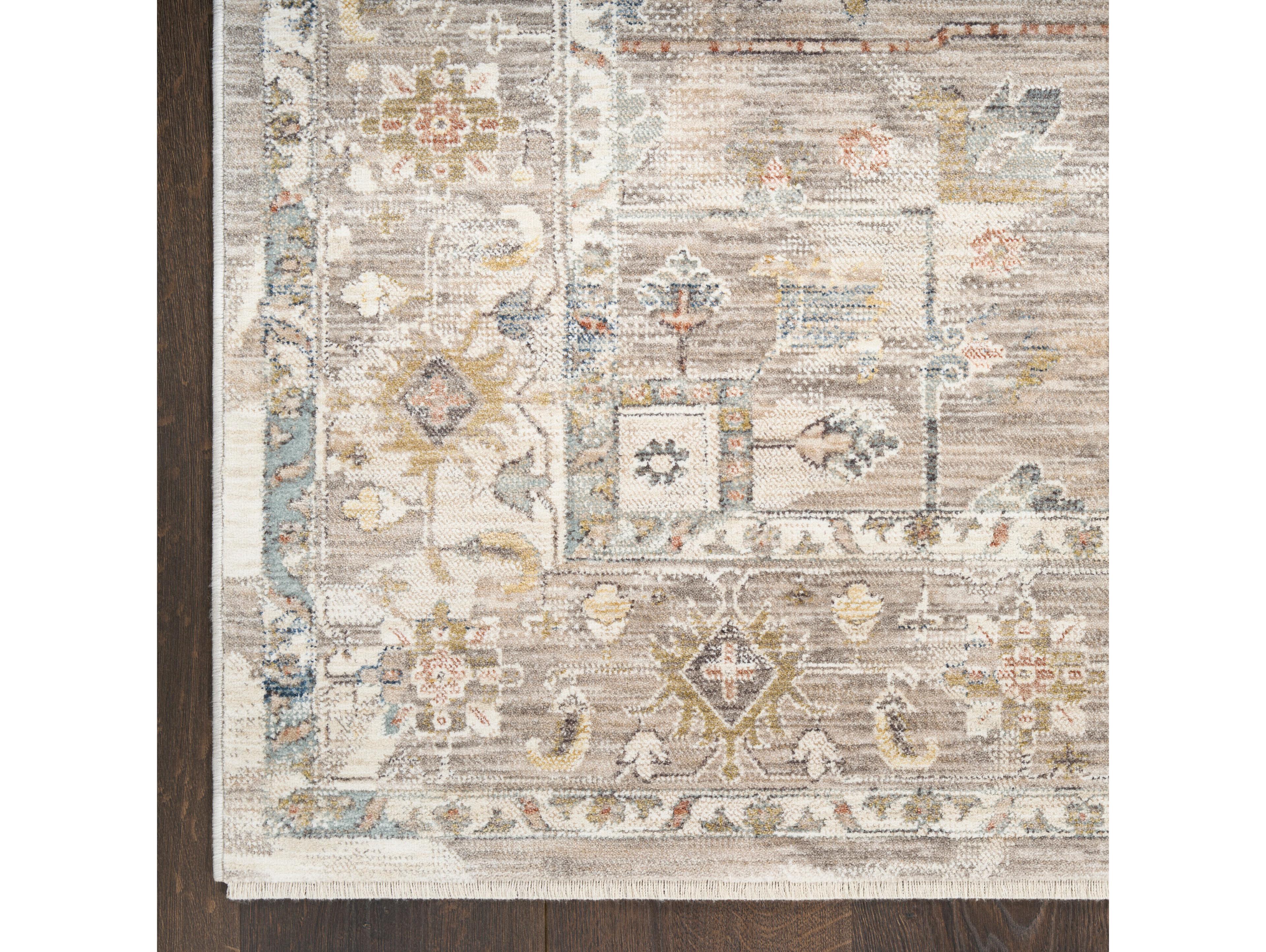 Nourison Antique Fusion Bordered Area Rug