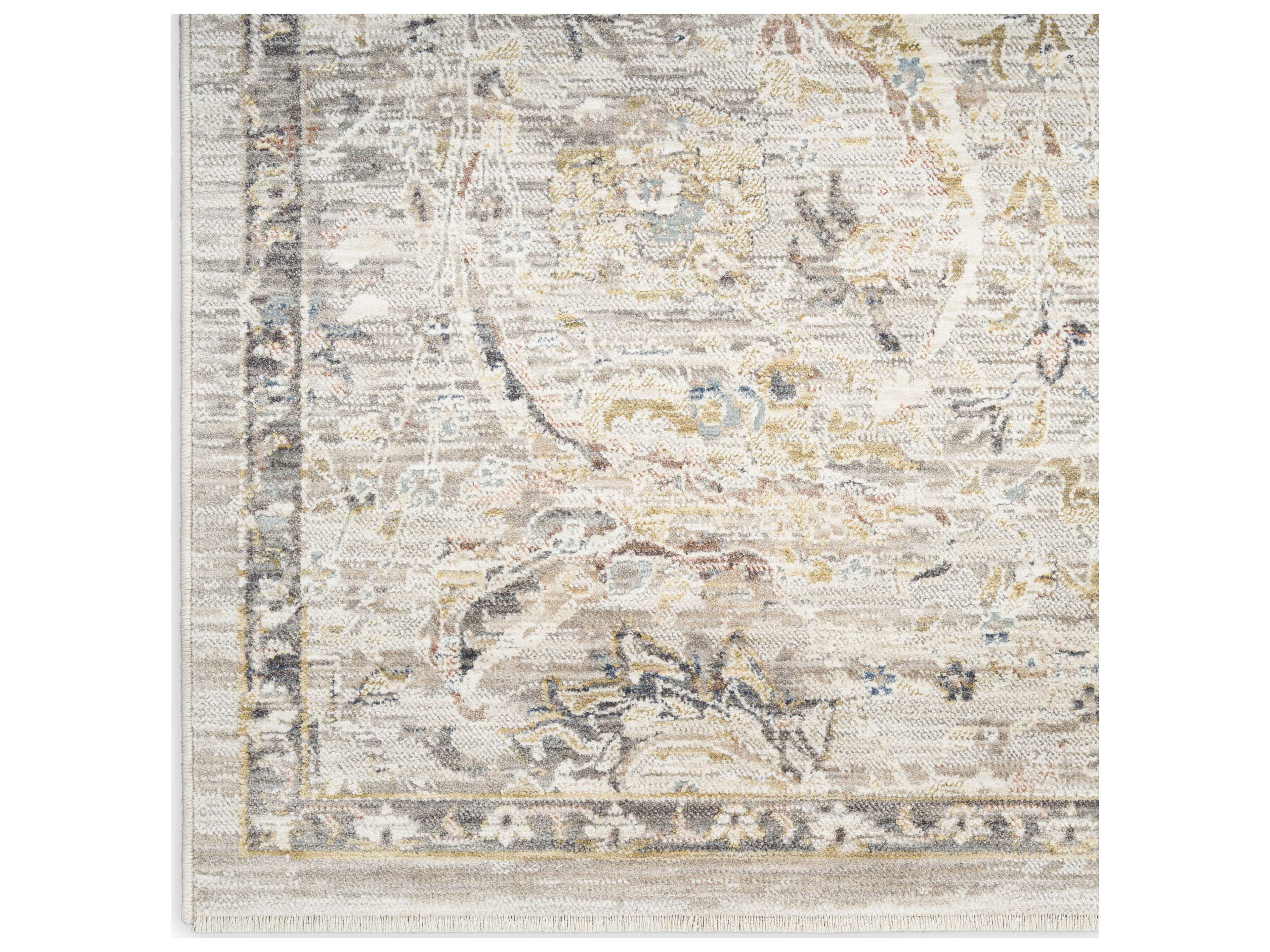 Nourison Antique Fusion Bordered Runner Area Rug