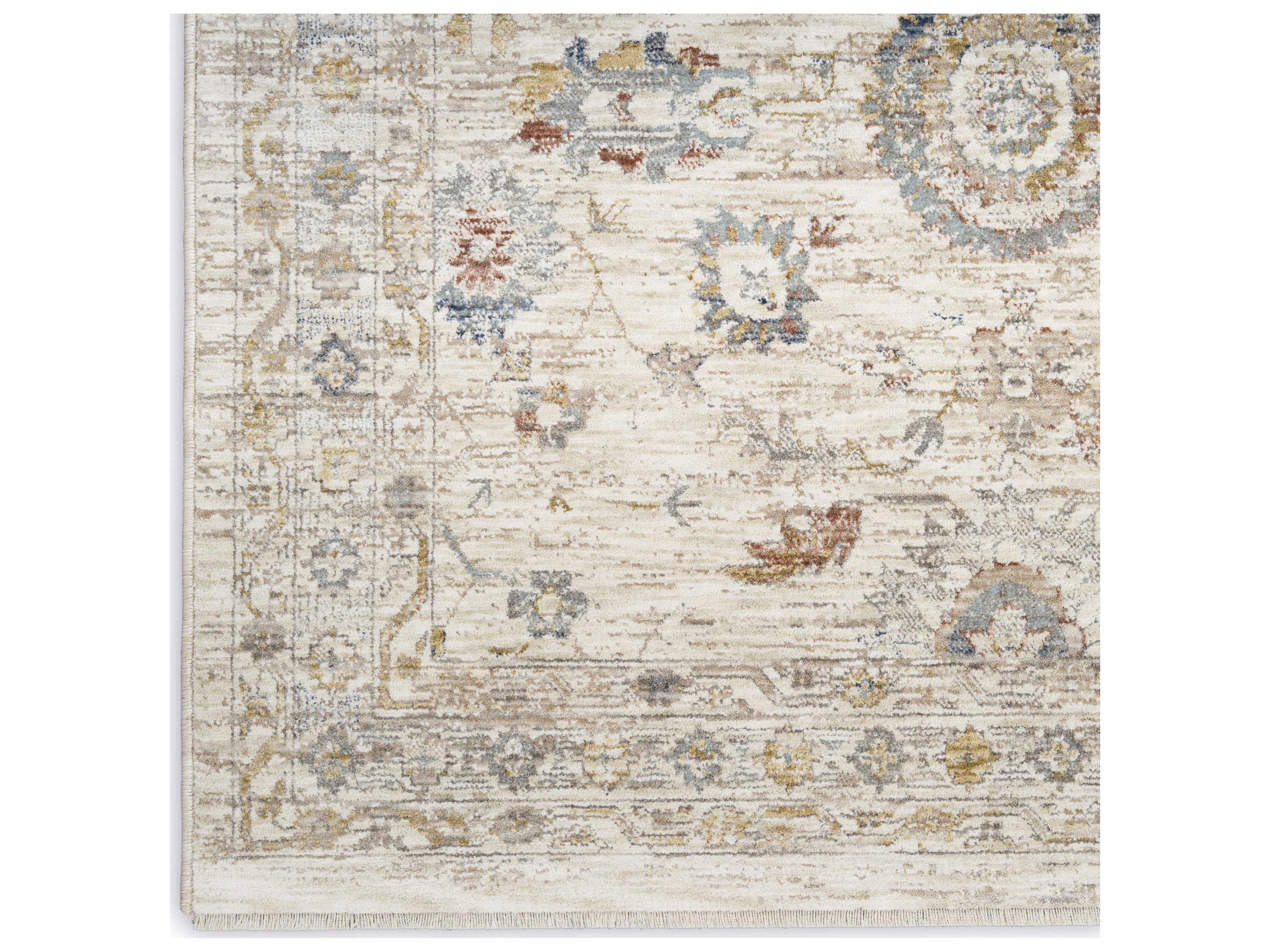 Nourison Antique Fusion Bordered Runner Area Rug