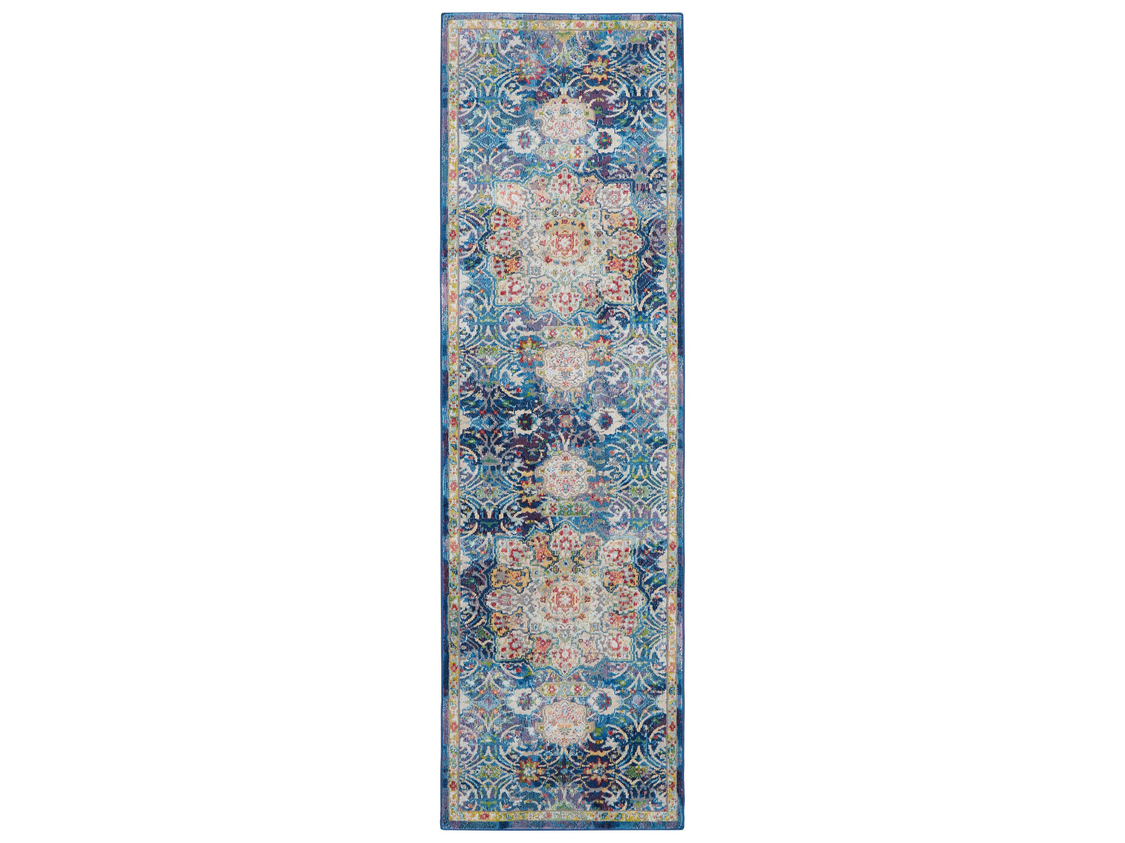Nourison Ankara Global Bordered Runner Area Rug