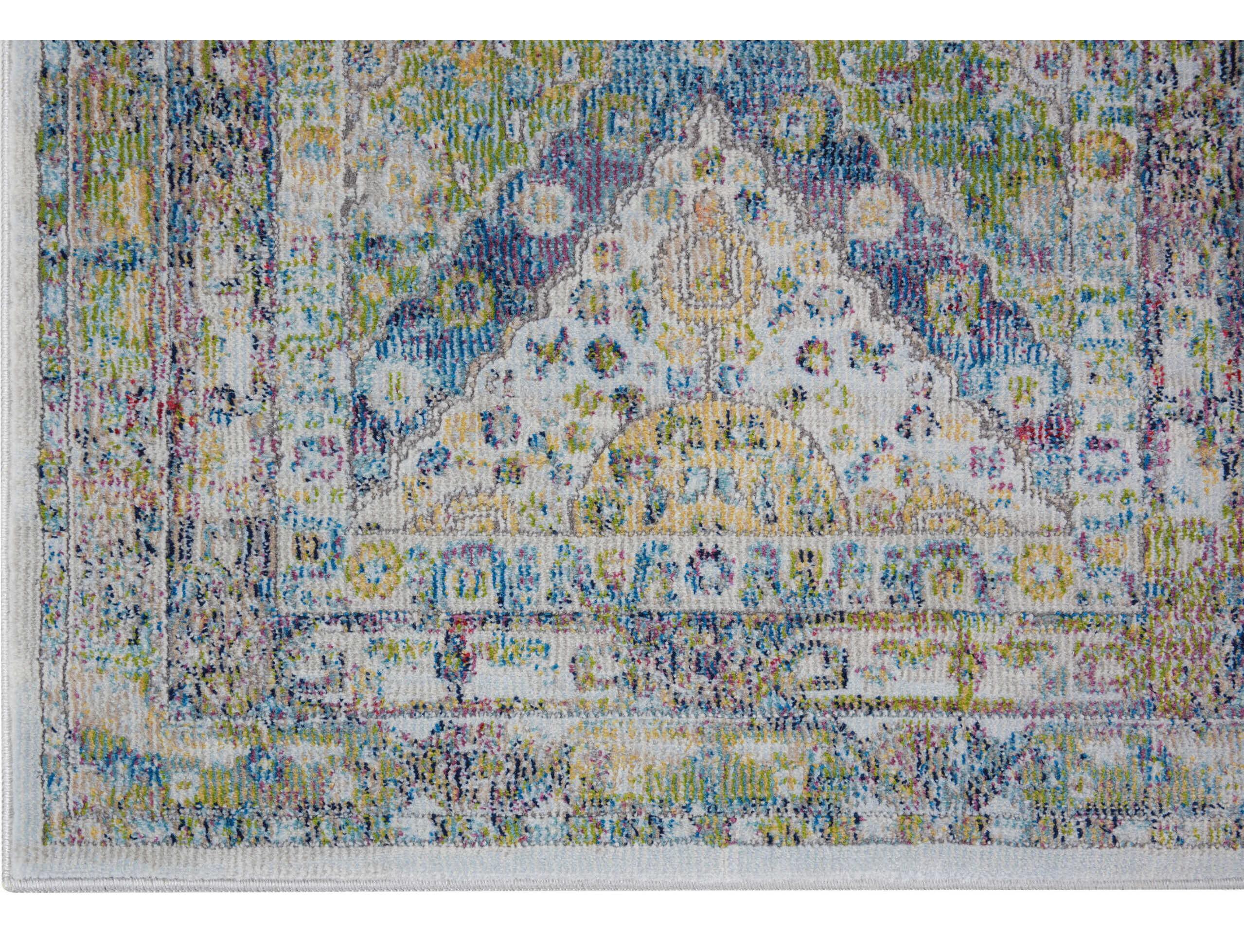 Nourison Ankara Global Bordered Runner Area Rug