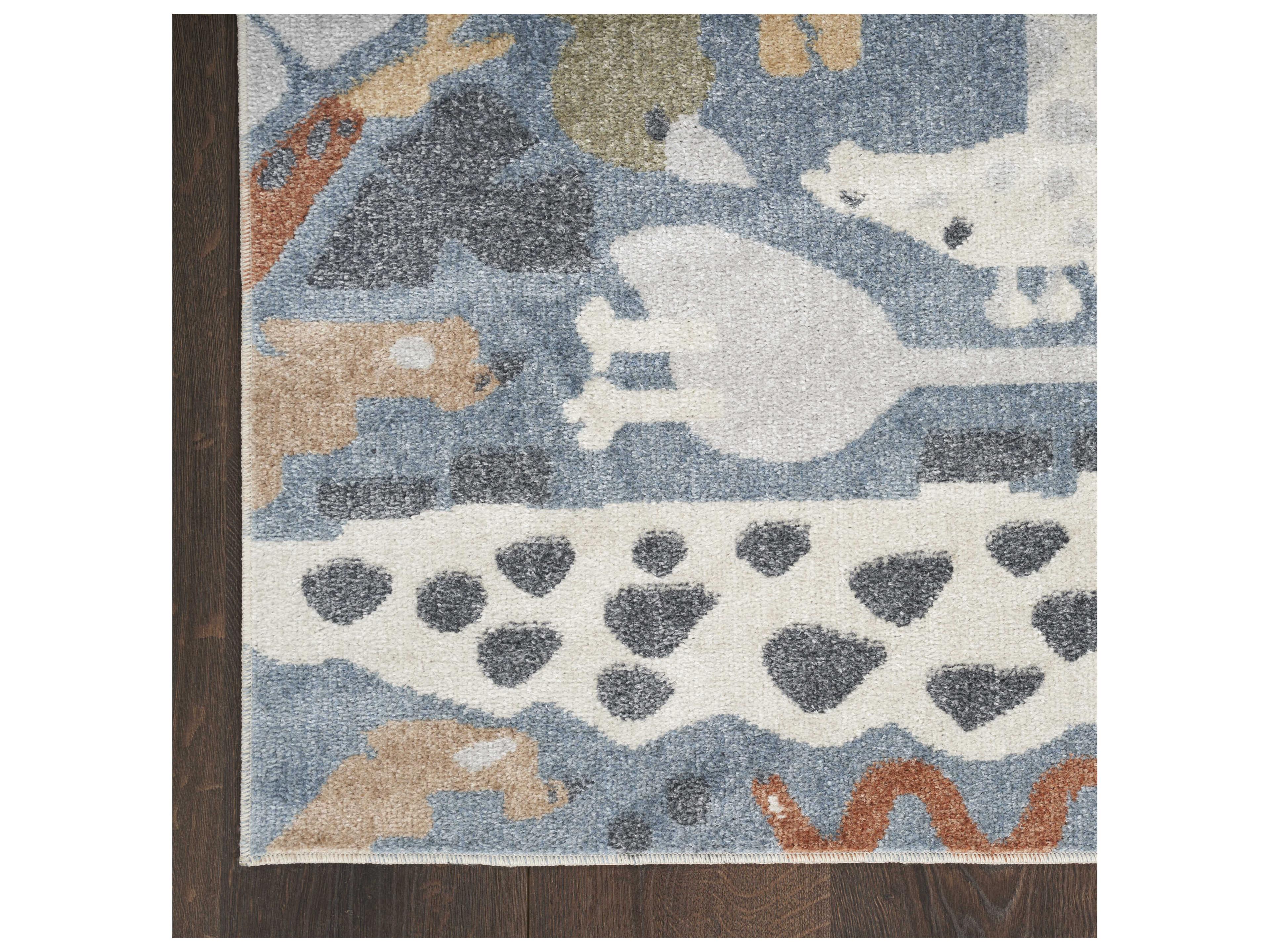 Nourison Astra Machine Washable Animal Print Area Rug