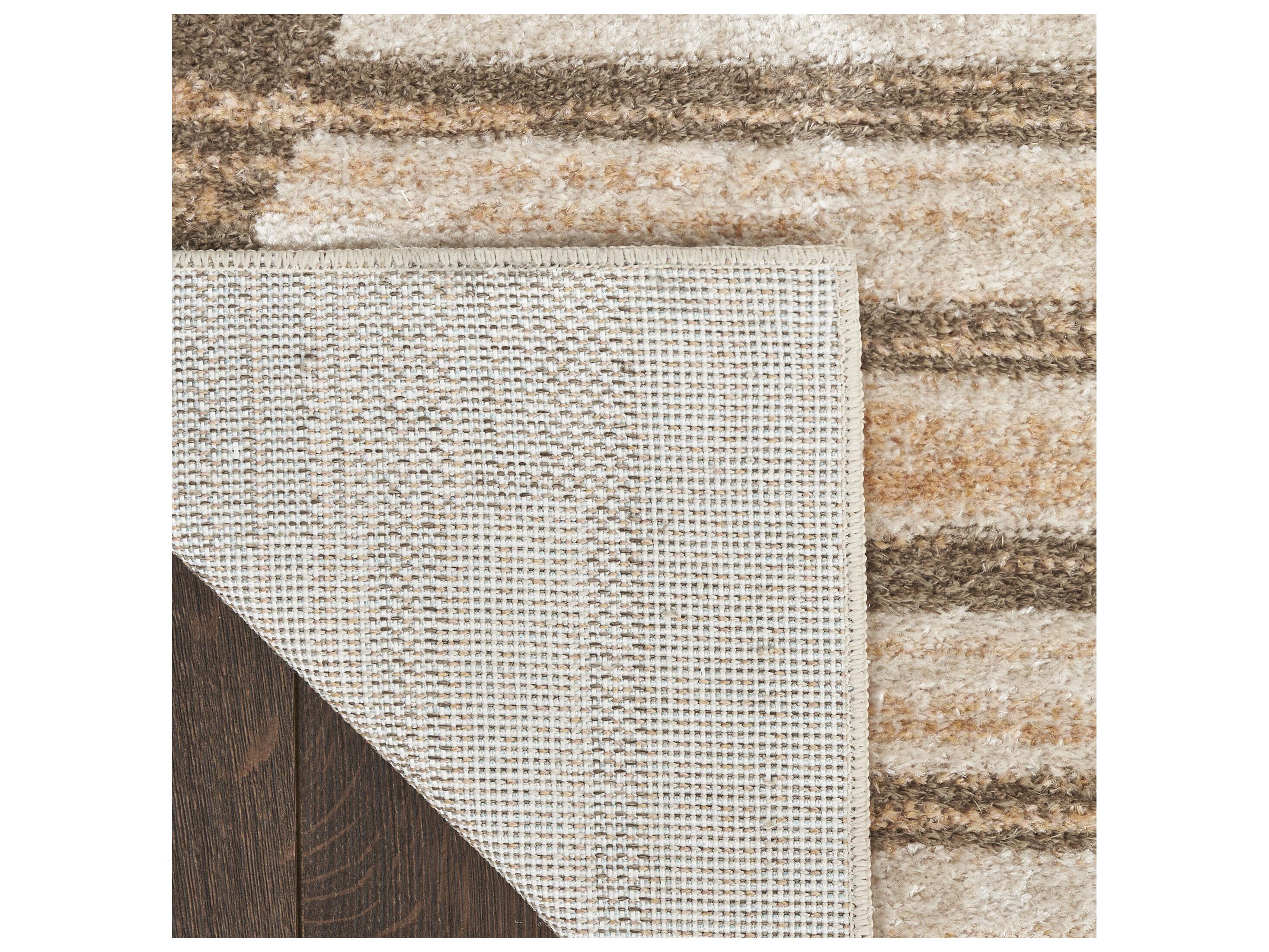 Nourison Astra Machine Washable Geometric Runner Area Rug