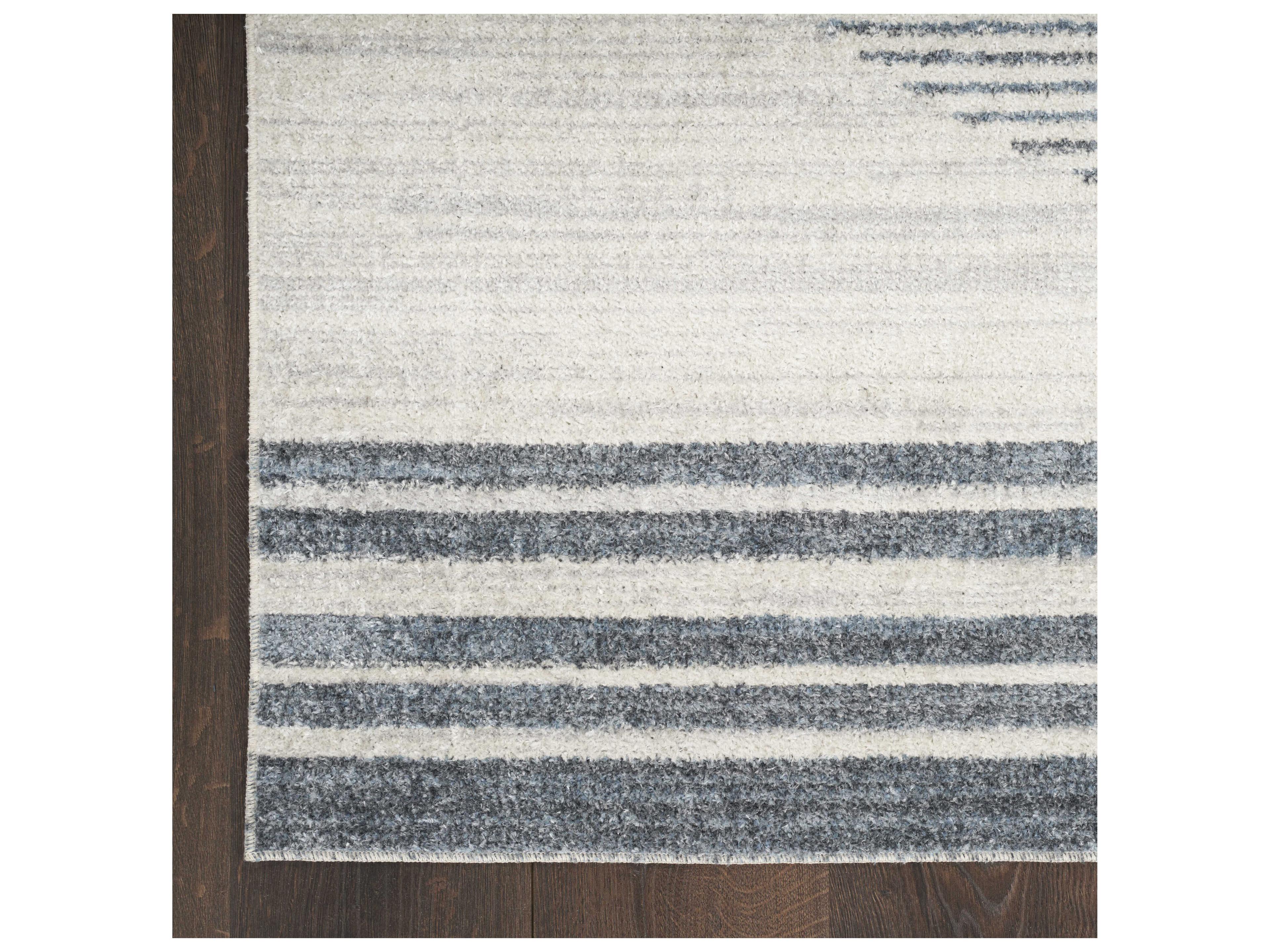 Nourison Astra Machine Washable Geometric Runner Area Rug