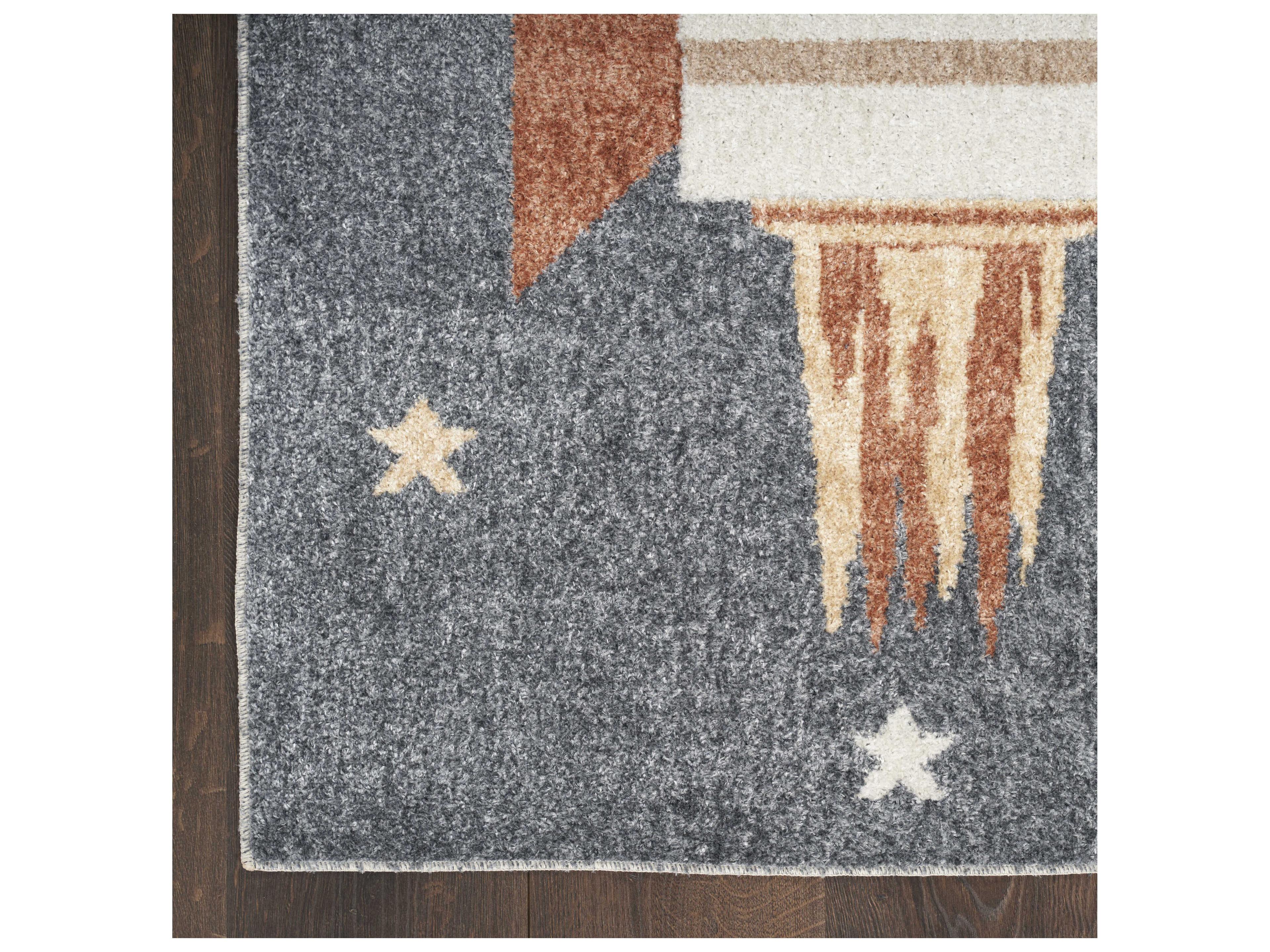 Nourison Astra Machine Washable Graphic Area Rug