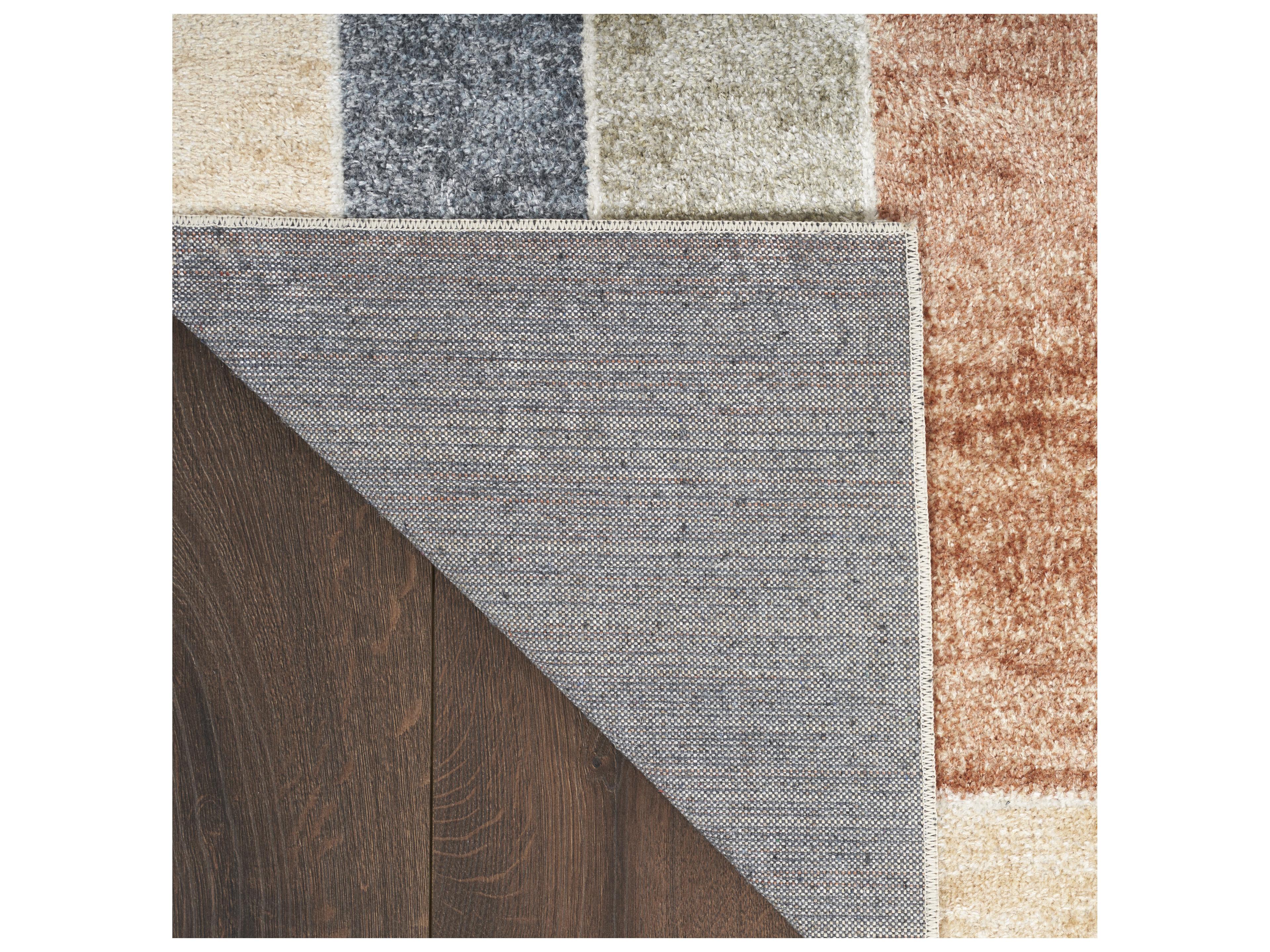 Nourison Astra Machine Washable Geometric Runner Area Rug