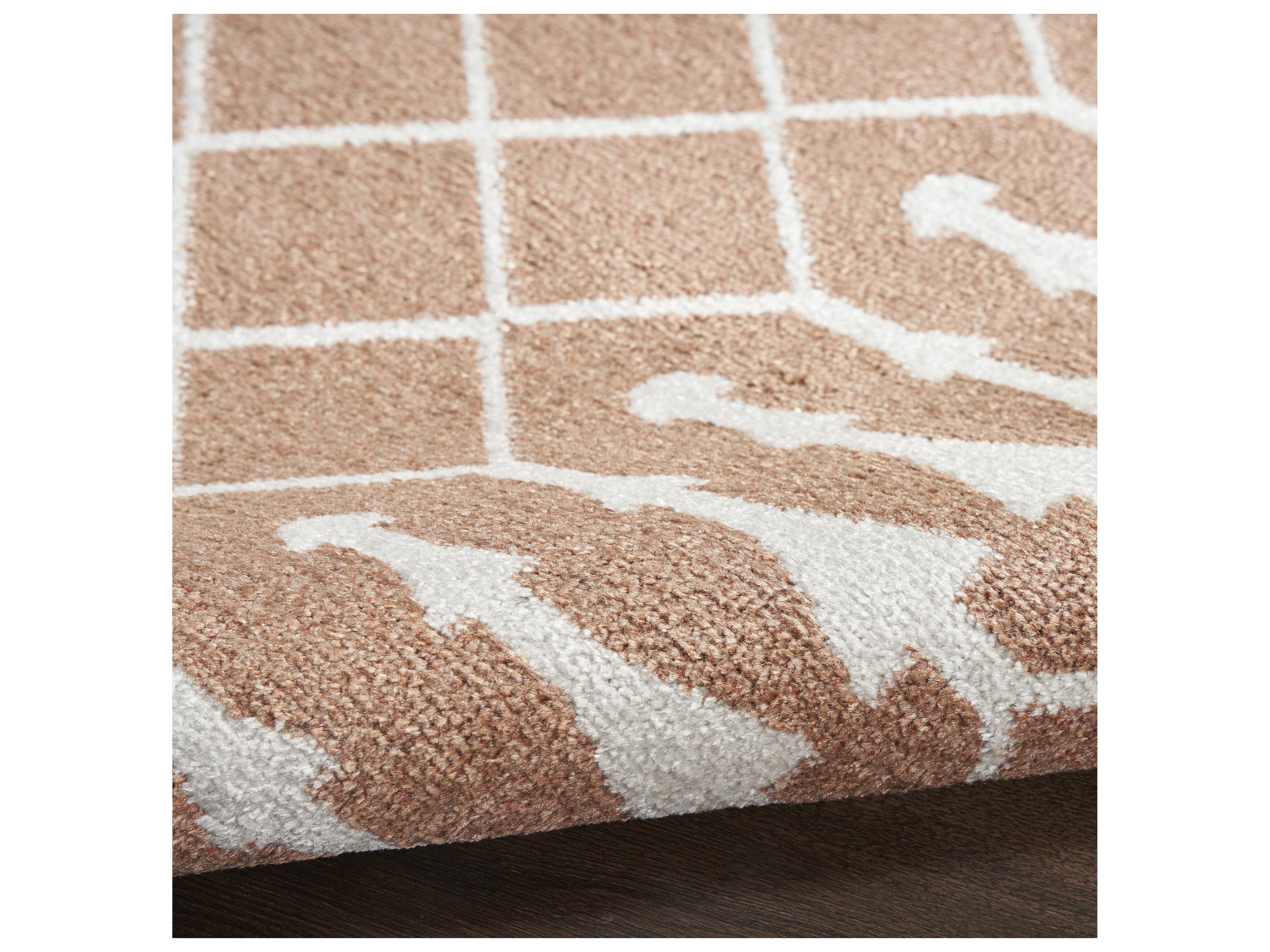 Nourison Astra Machine Washable Geometric Runner Area Rug