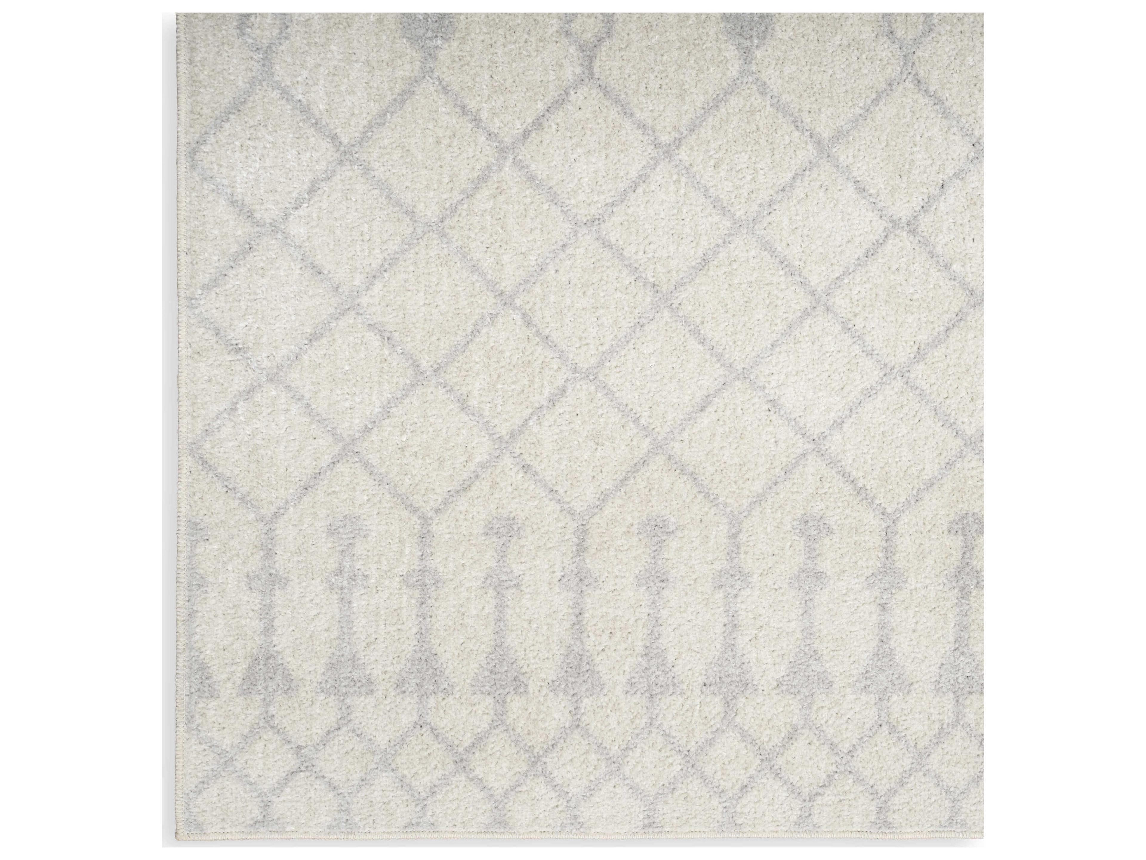 Nourison Astra Machine Washable Geometric Runner Area Rug