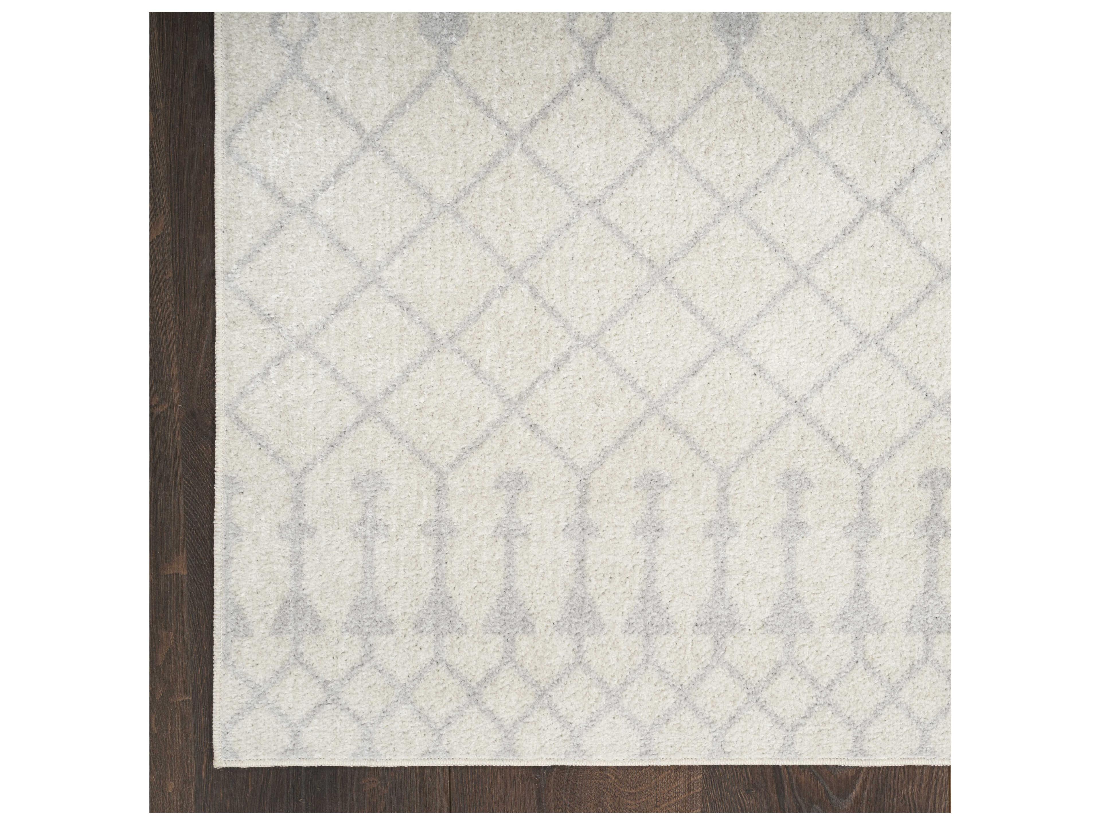 Nourison Astra Machine Washable Geometric Runner Area Rug