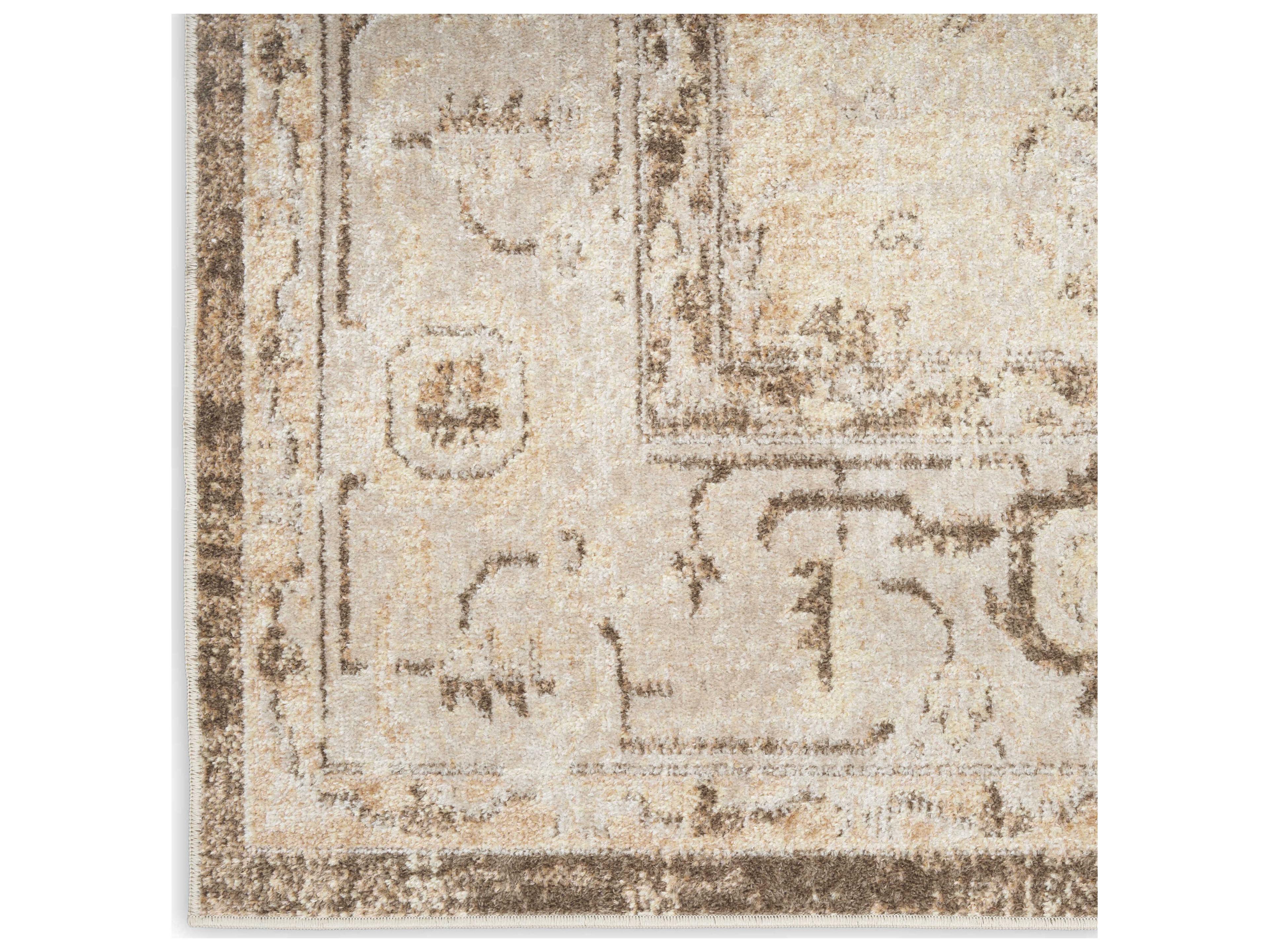 Nourison Astra Machine Washable Bordered Runner Area Rug