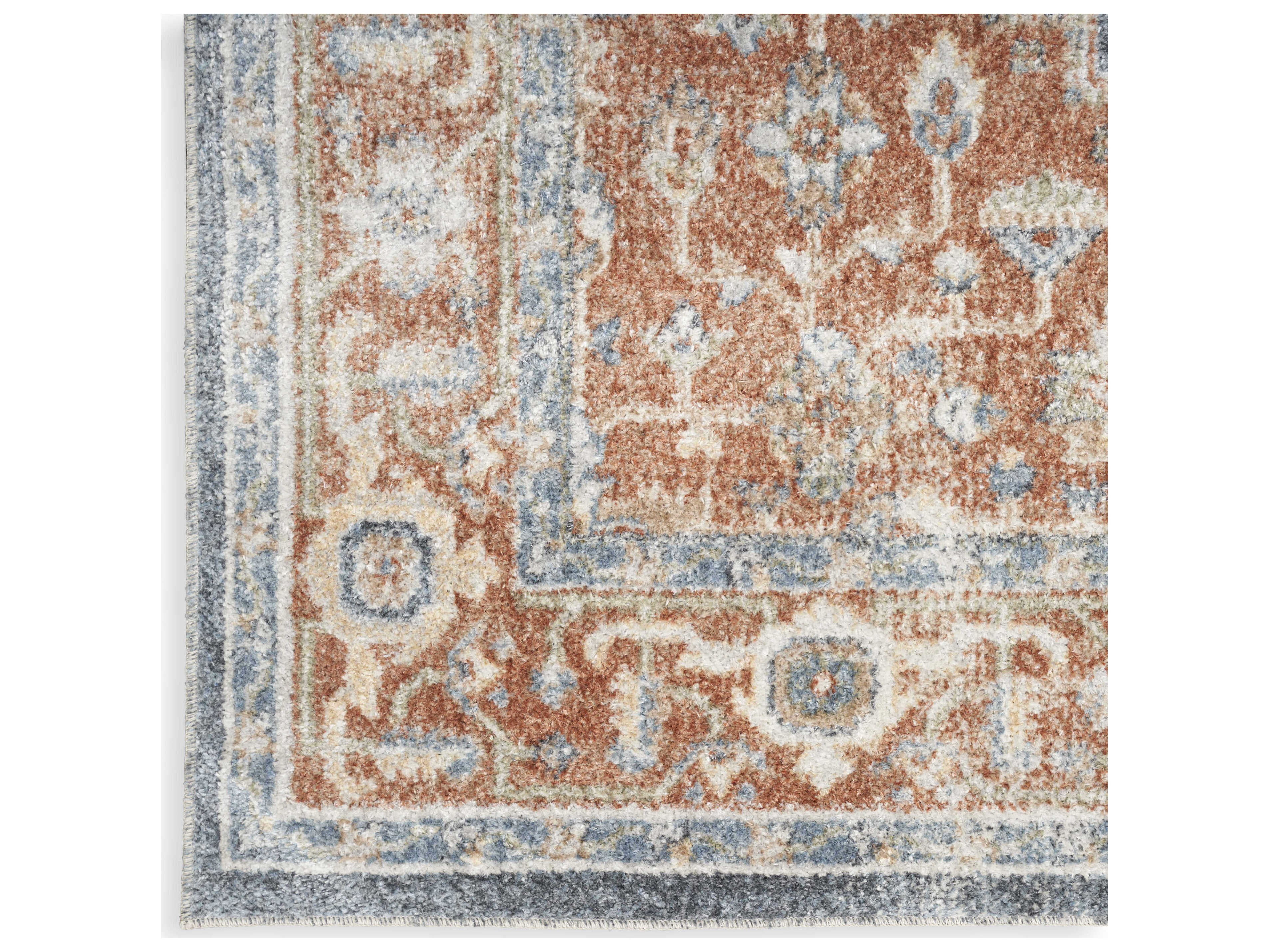 Nourison Astra Machine Washable Bordered Area Rug
