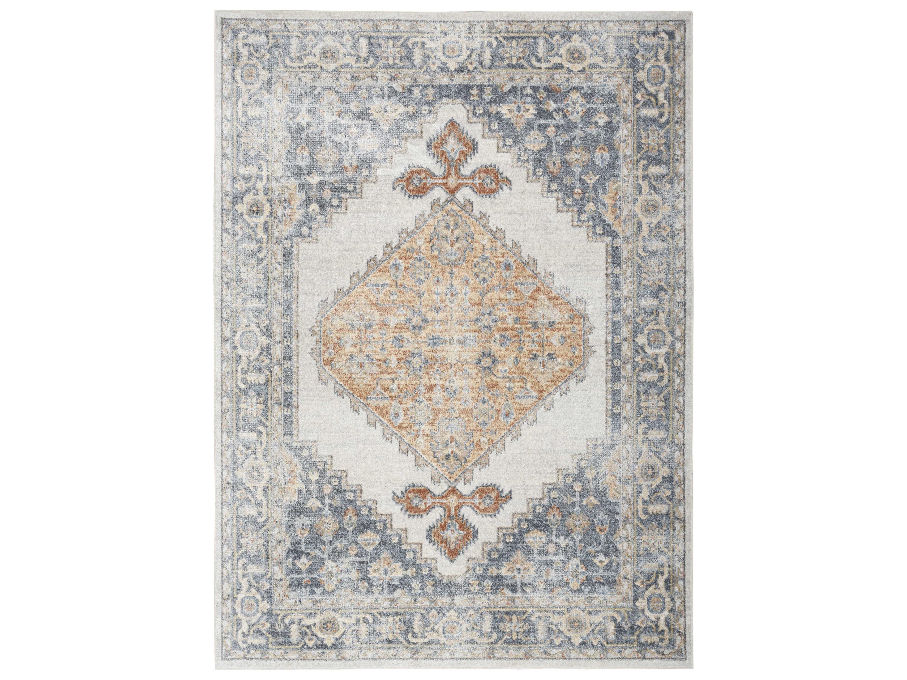 Nourison Astra Machine Washable Bordered Area Rug