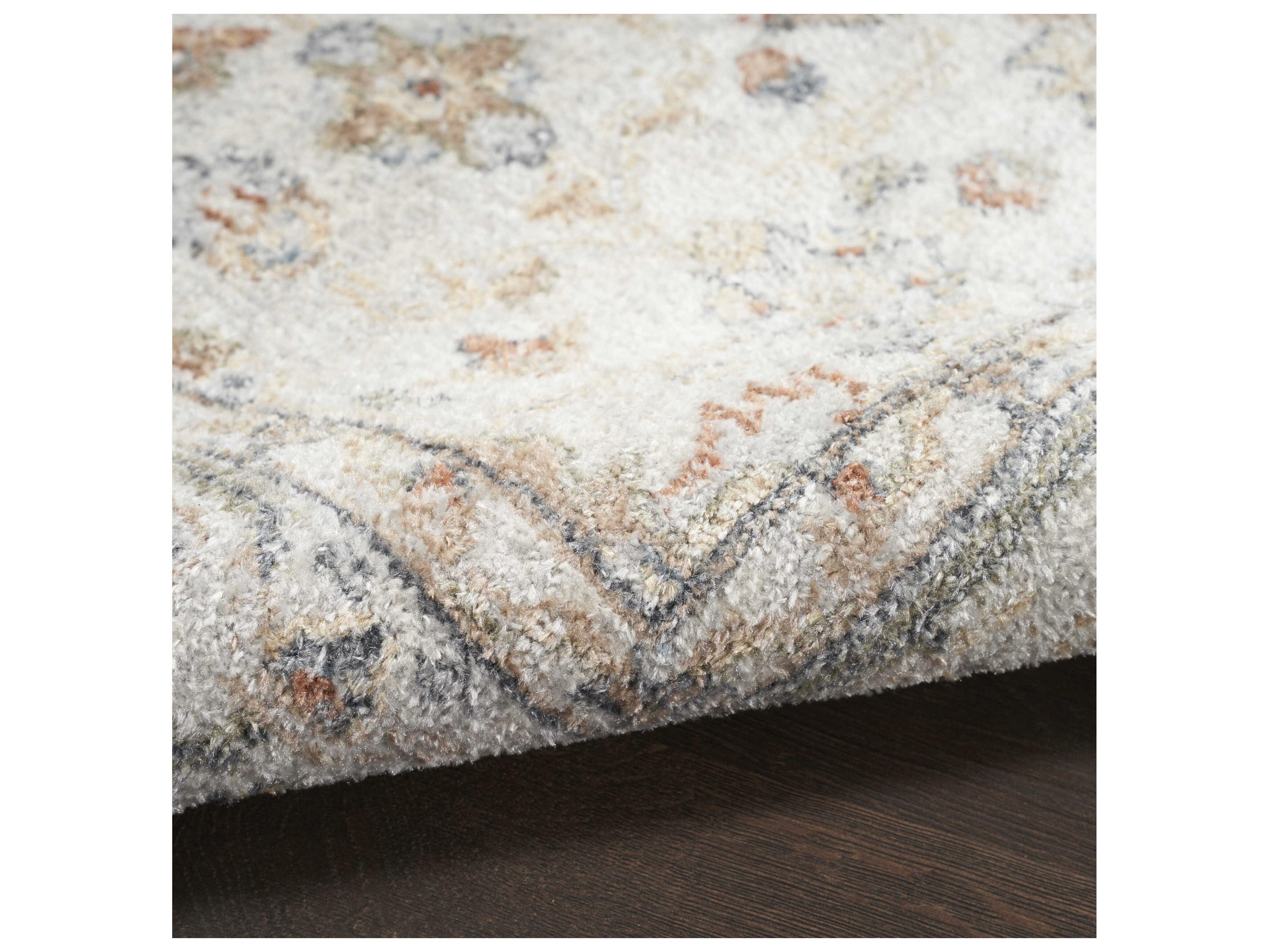 Nourison Astra Machine Washable Bordered Runner Area Rug