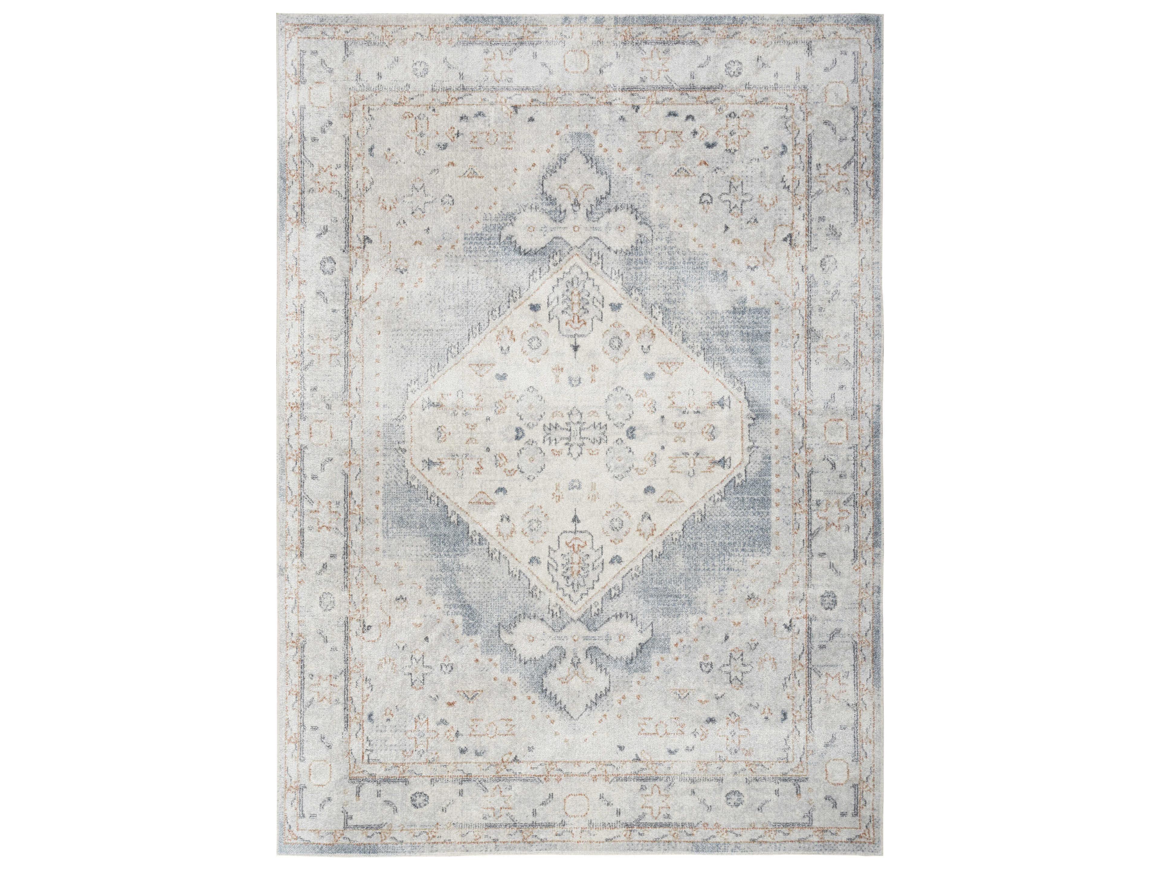 Nourison Astra Machine Washable Bordered Area Rug