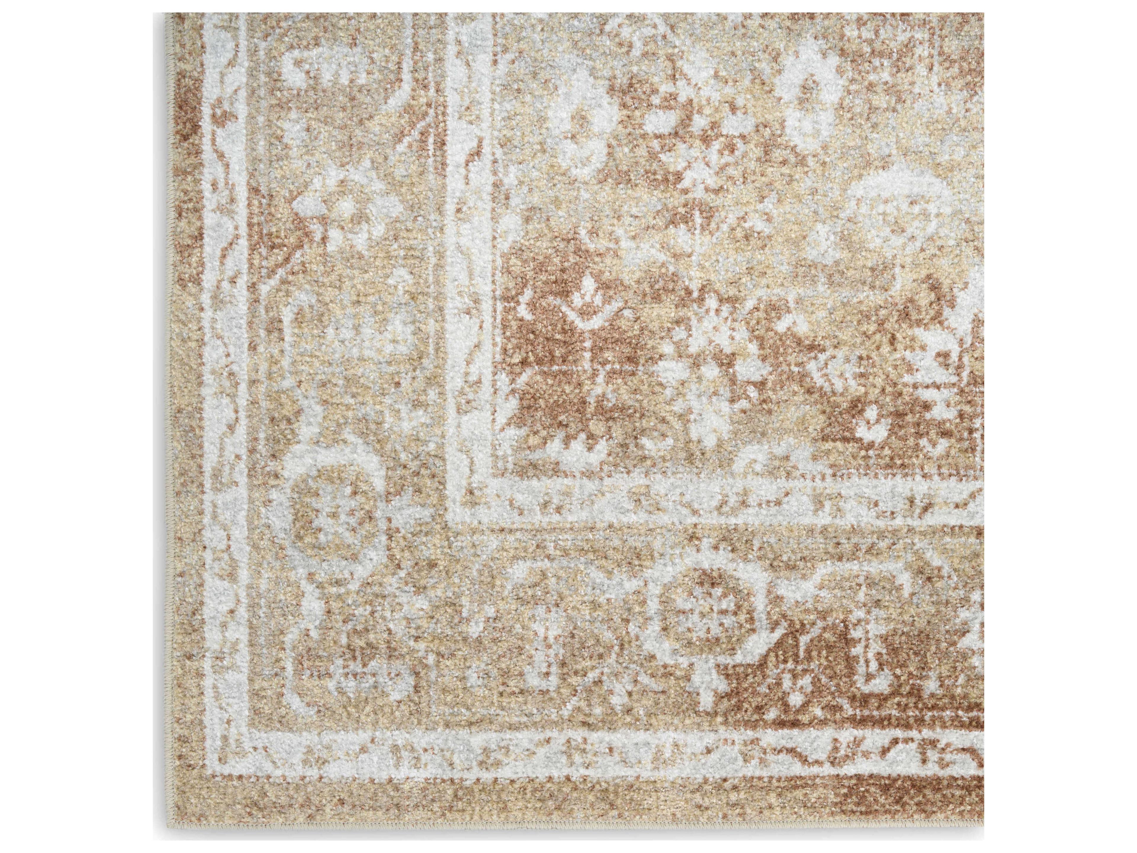 Nourison Astra Machine Washable Bordered Runner Area Rug