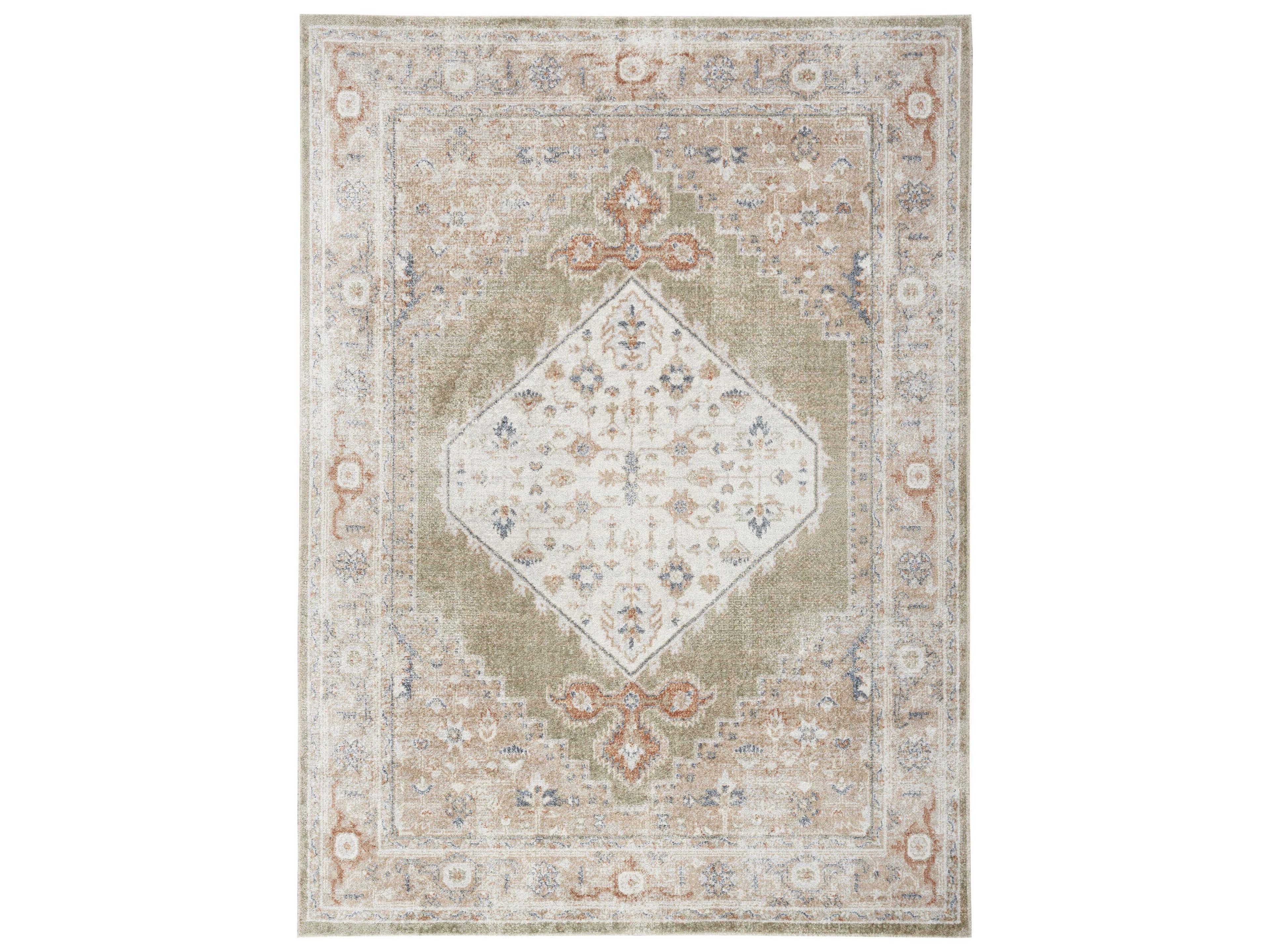 Nourison Astra Machine Washable Bordered Area Rug