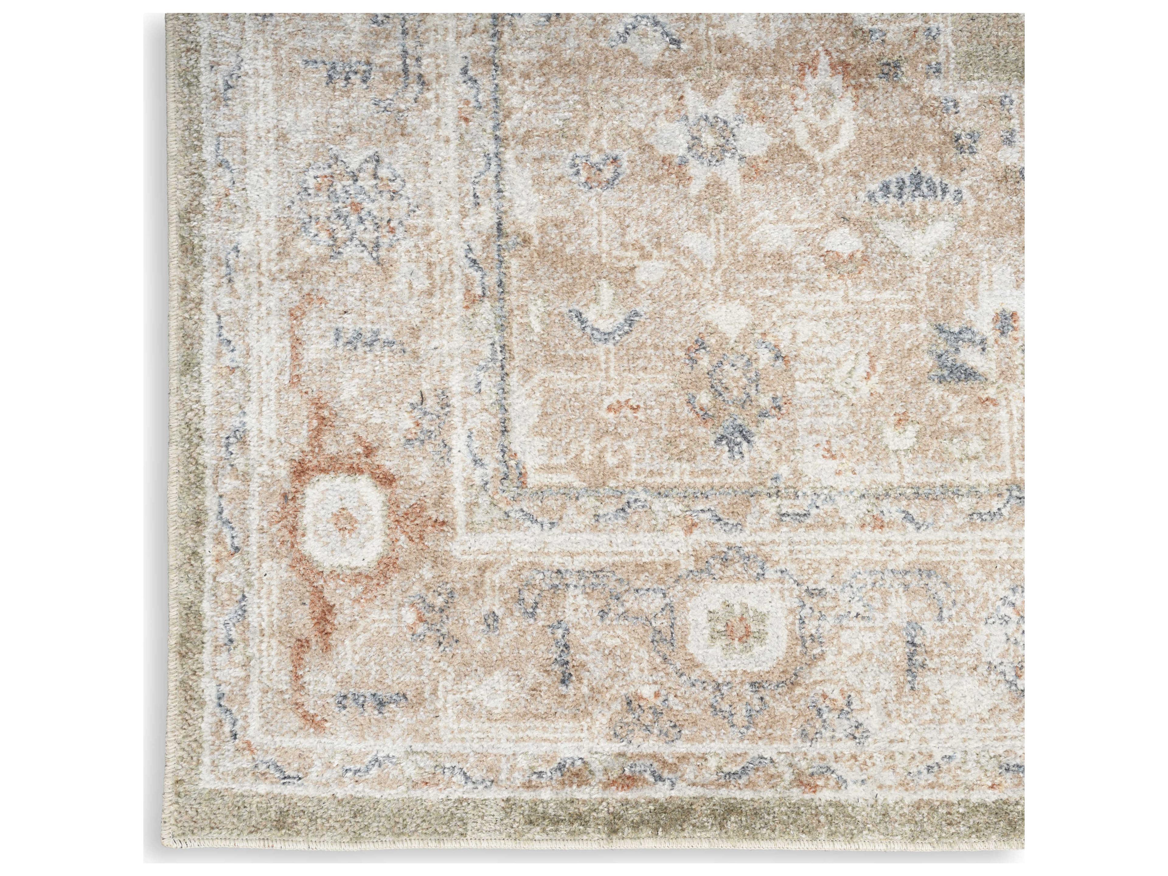 Nourison Astra Machine Washable Bordered Area Rug