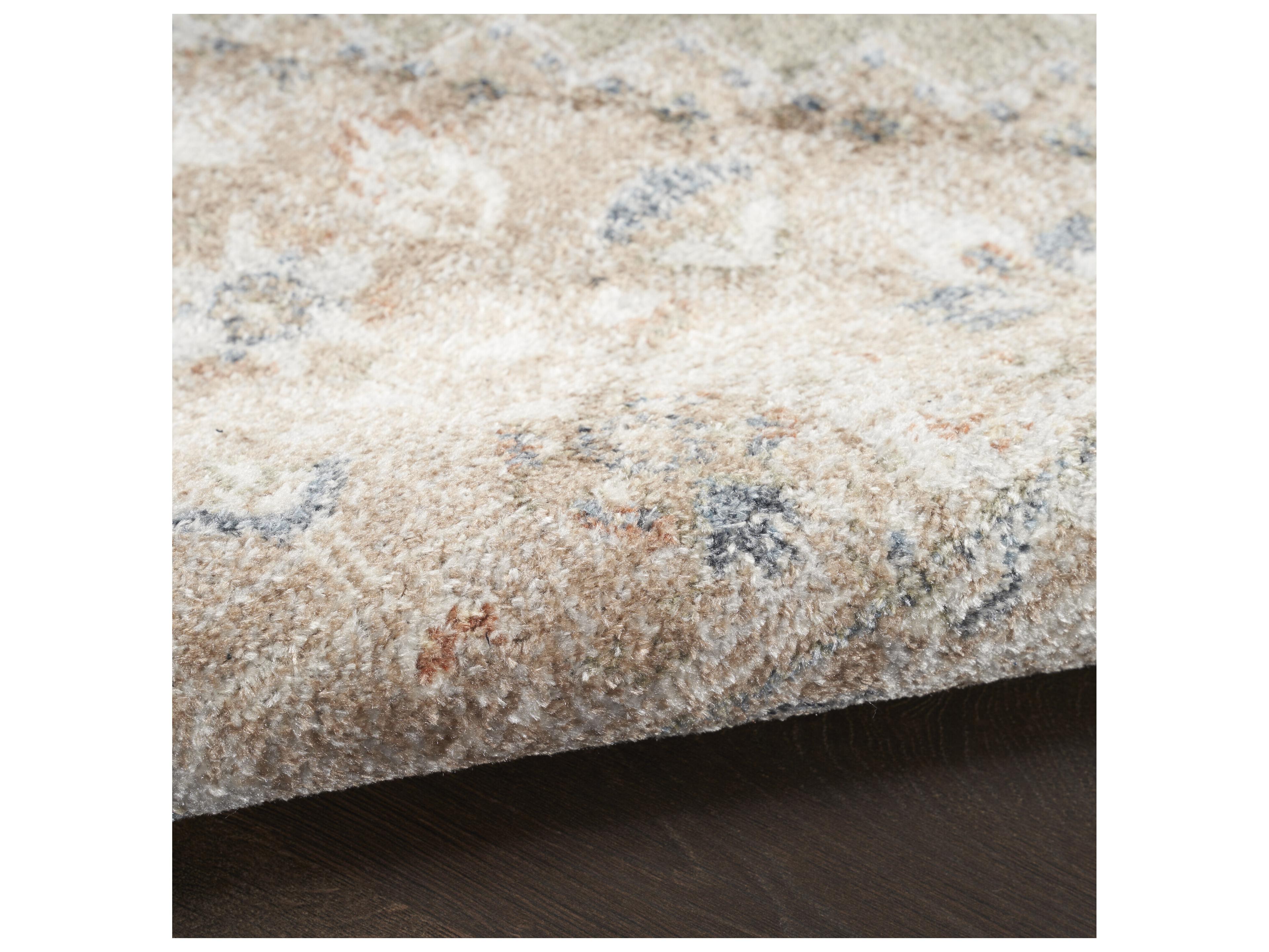 Nourison Astra Machine Washable Bordered Runner Area Rug