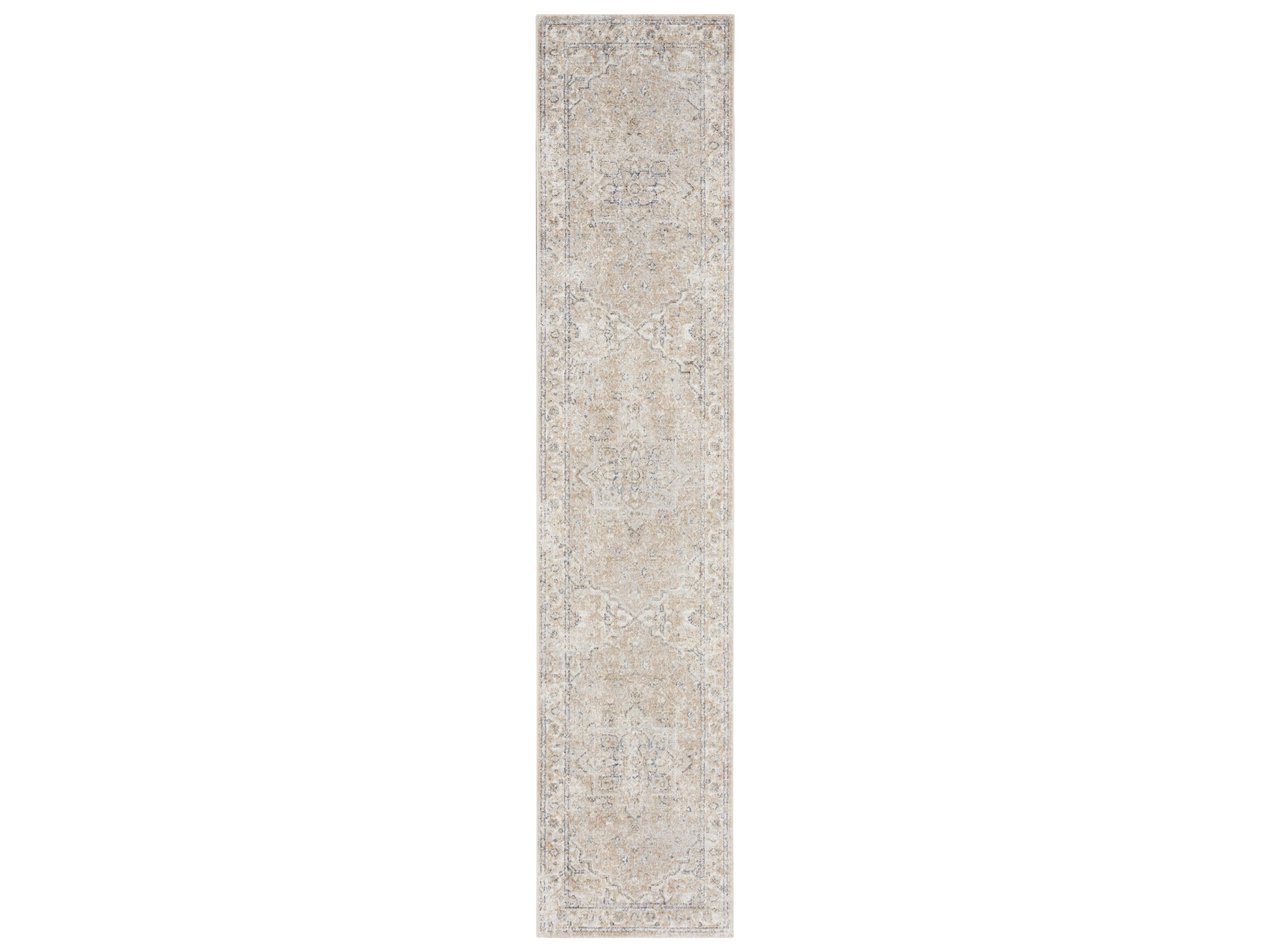 Nourison Astra Machine Washable Bordered Runner Area Rug