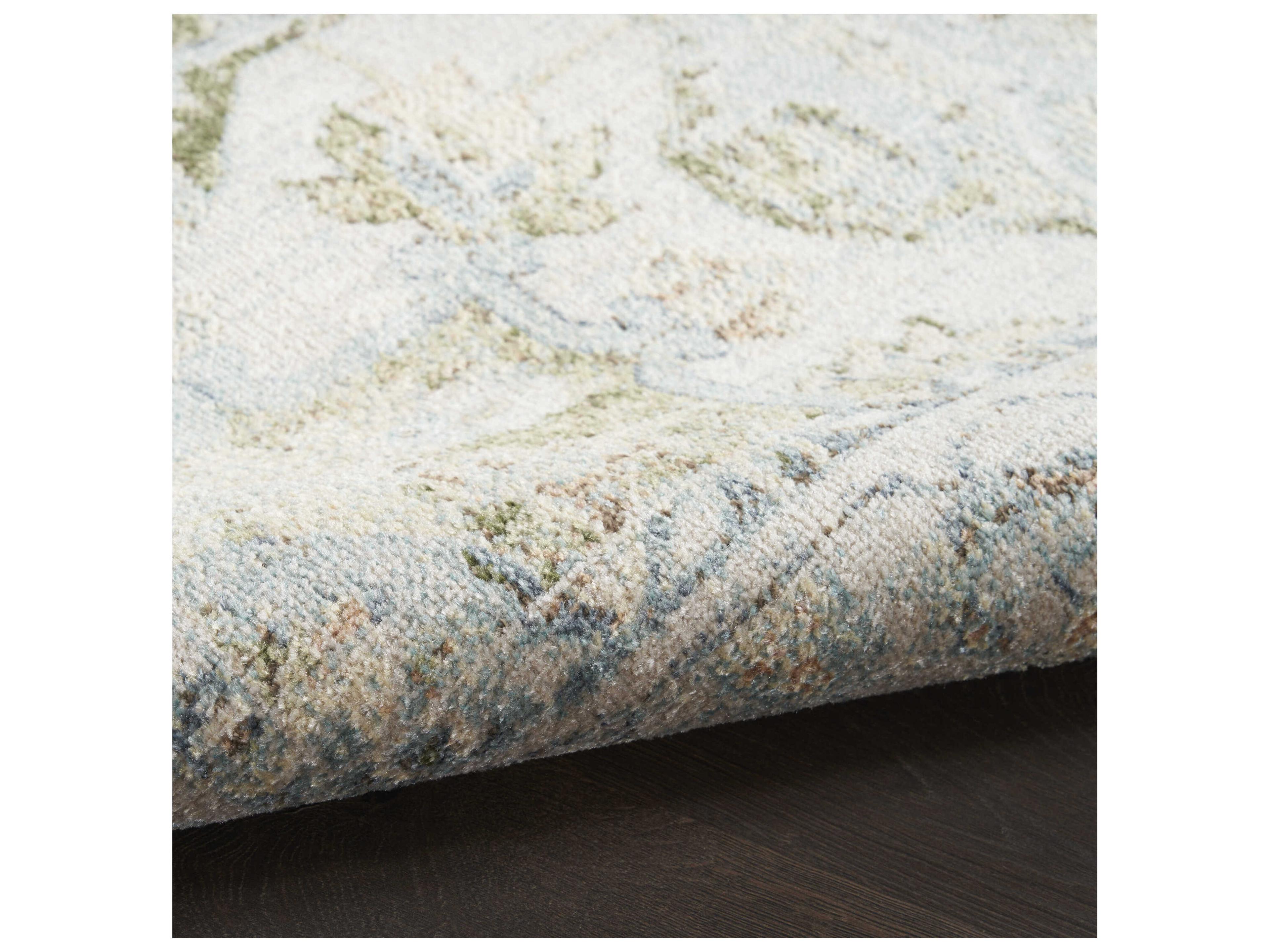 Nourison Astra Machine Washable Bordered Runner Area Rug