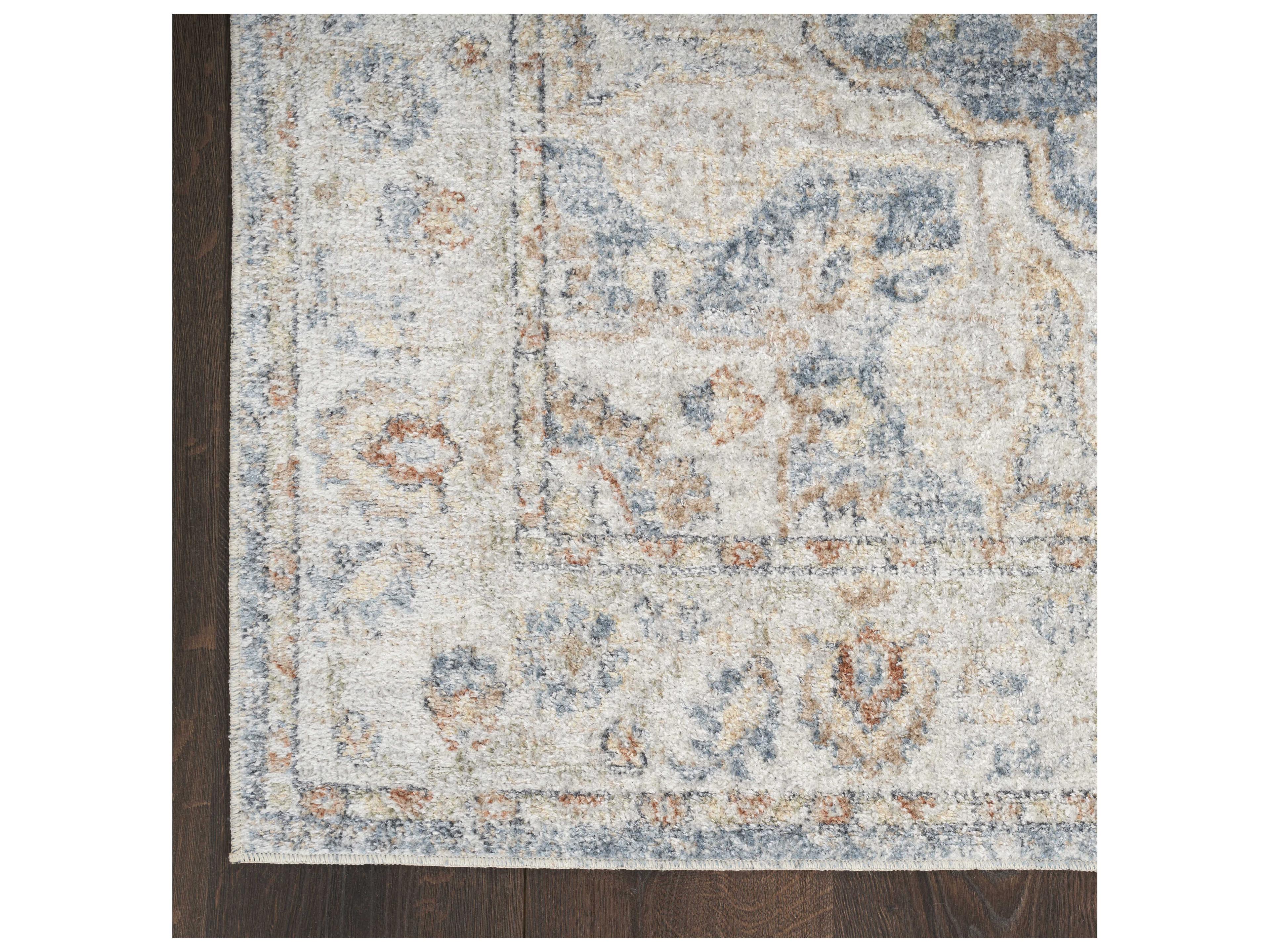 Nourison Astra Machine Washable Bordered Area Rug