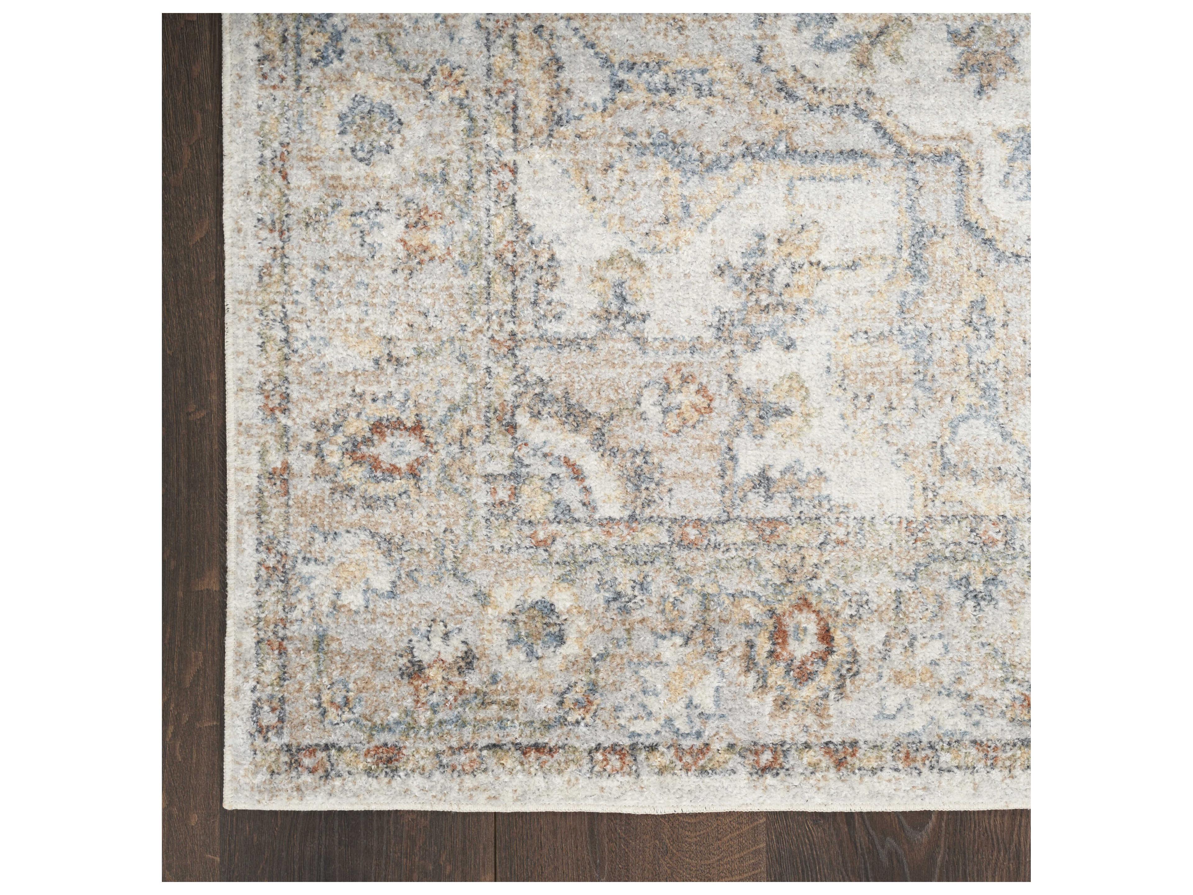 Nourison Astra Machine Washable Bordered Area Rug