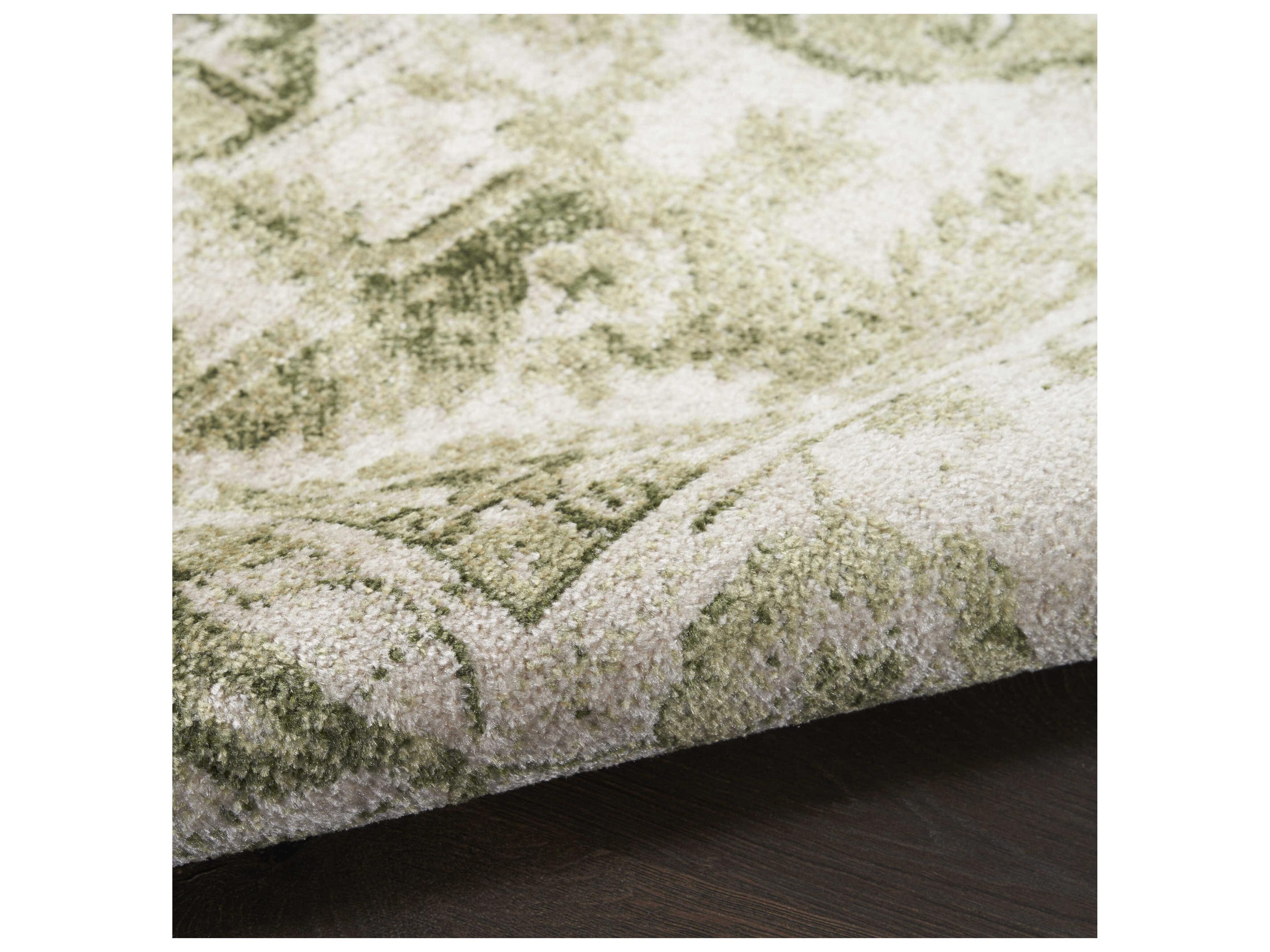 Nourison Astra Machine Washable Bordered Runner Area Rug