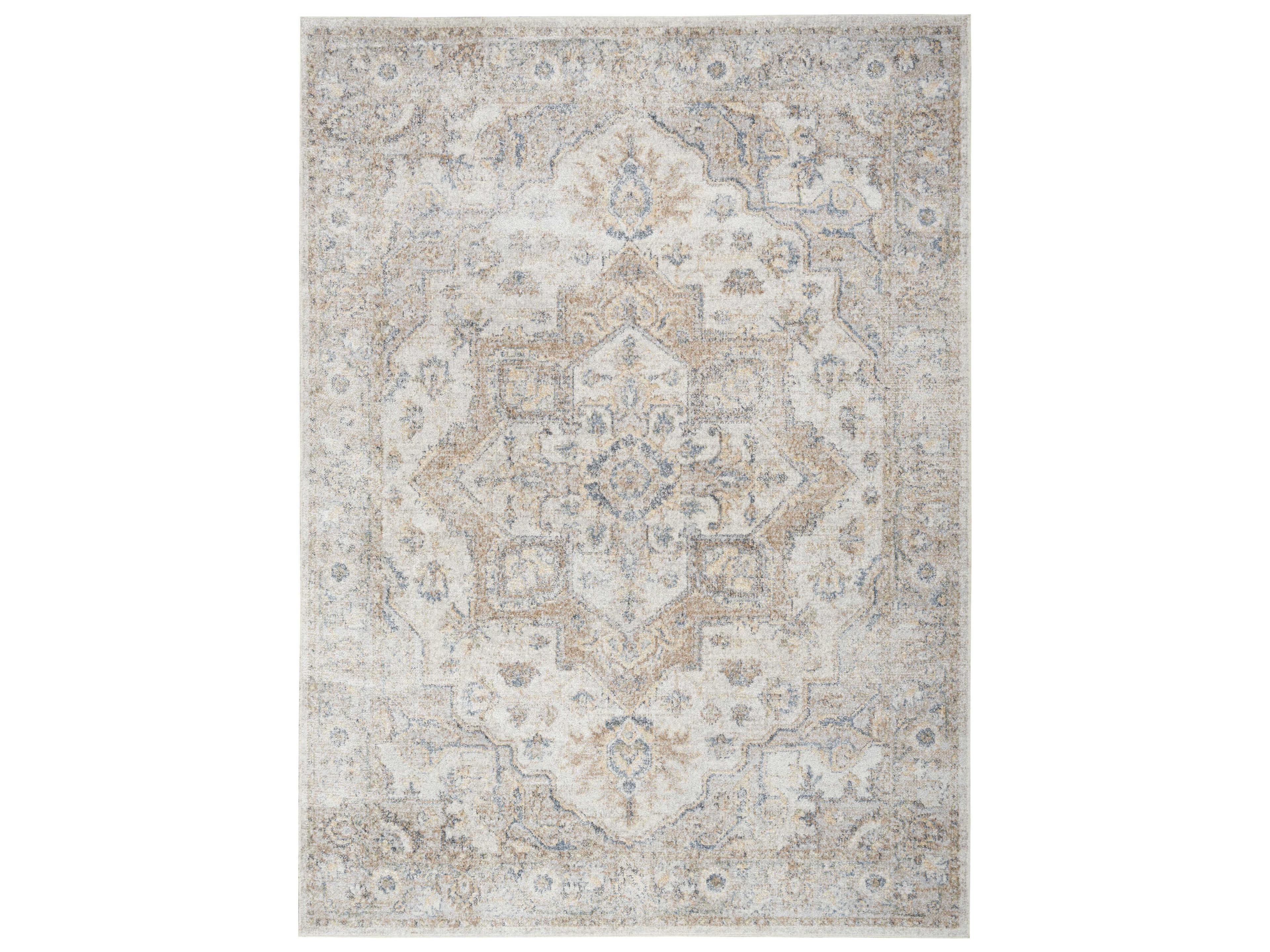 Nourison Astra Machine Washable Bordered Area Rug