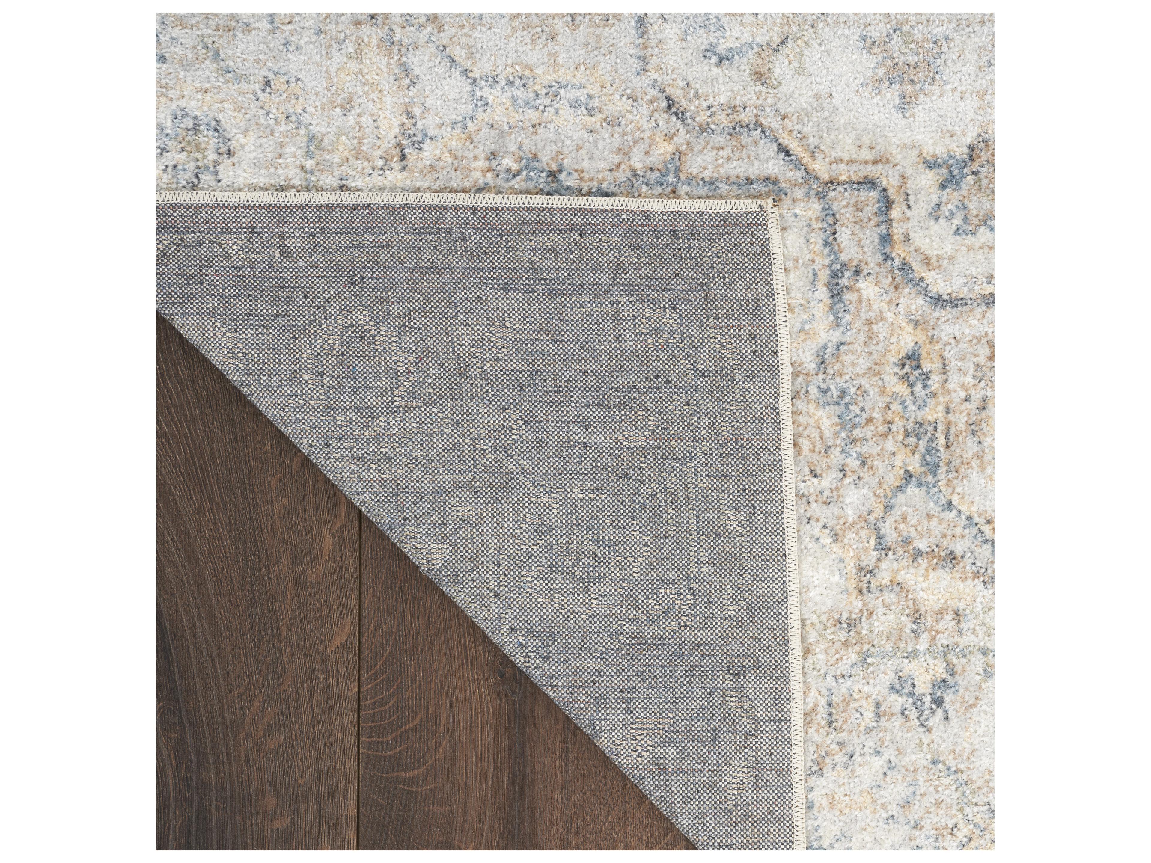 Nourison Astra Machine Washable Bordered Runner Area Rug