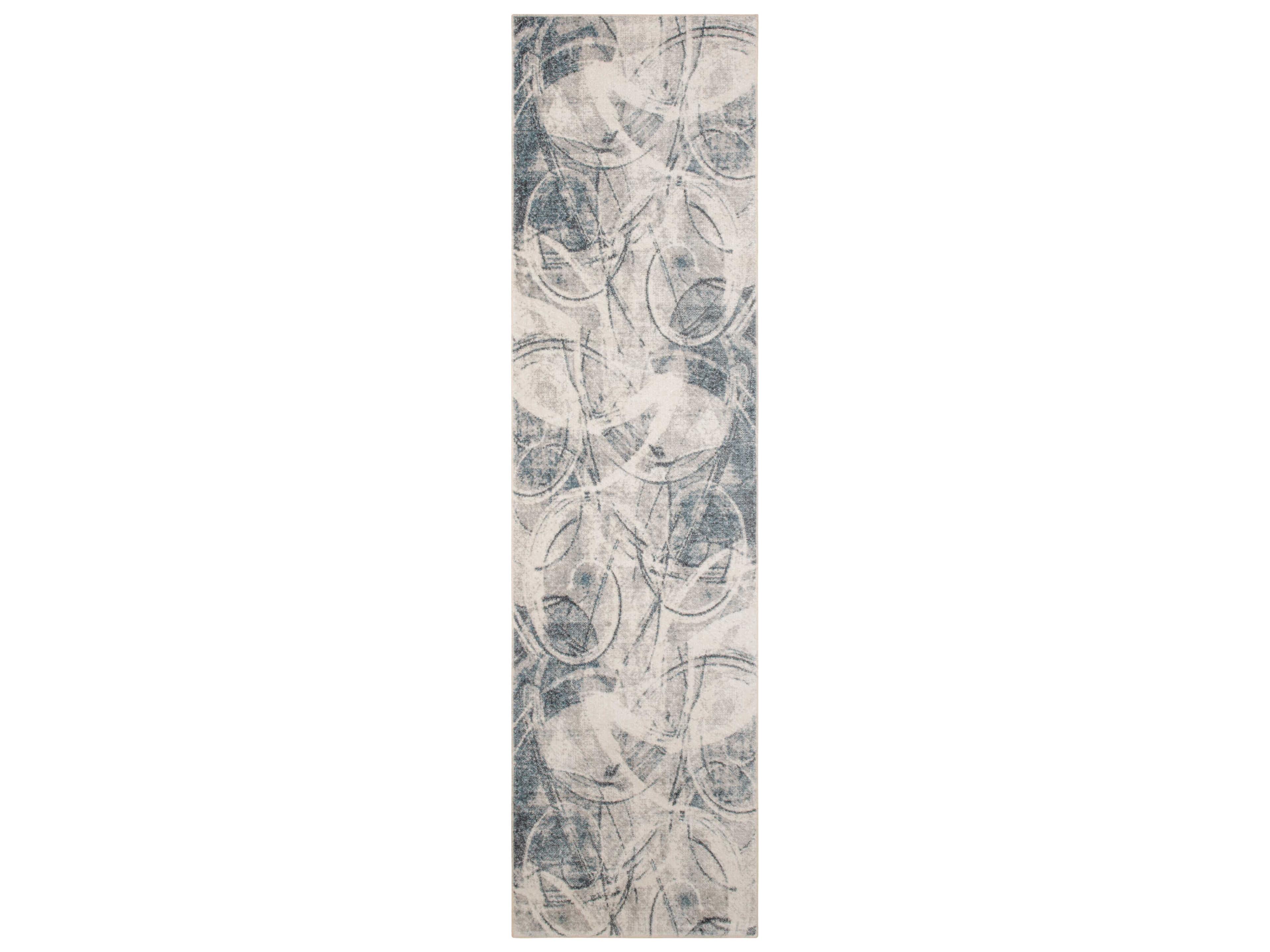 Nourison Astra Machine Washable Abstract Runner Area Rug