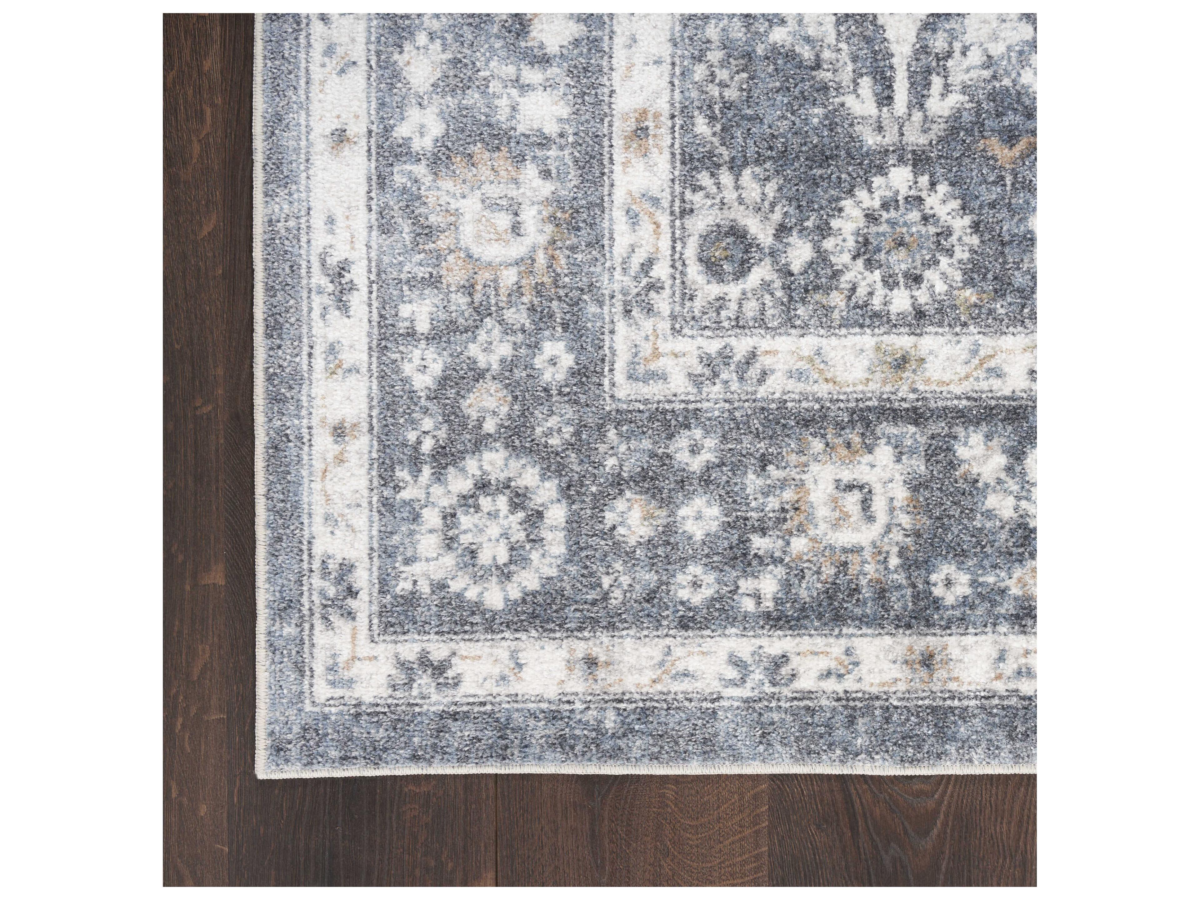 Nourison Astra Machine Washable Bordered Area Rug