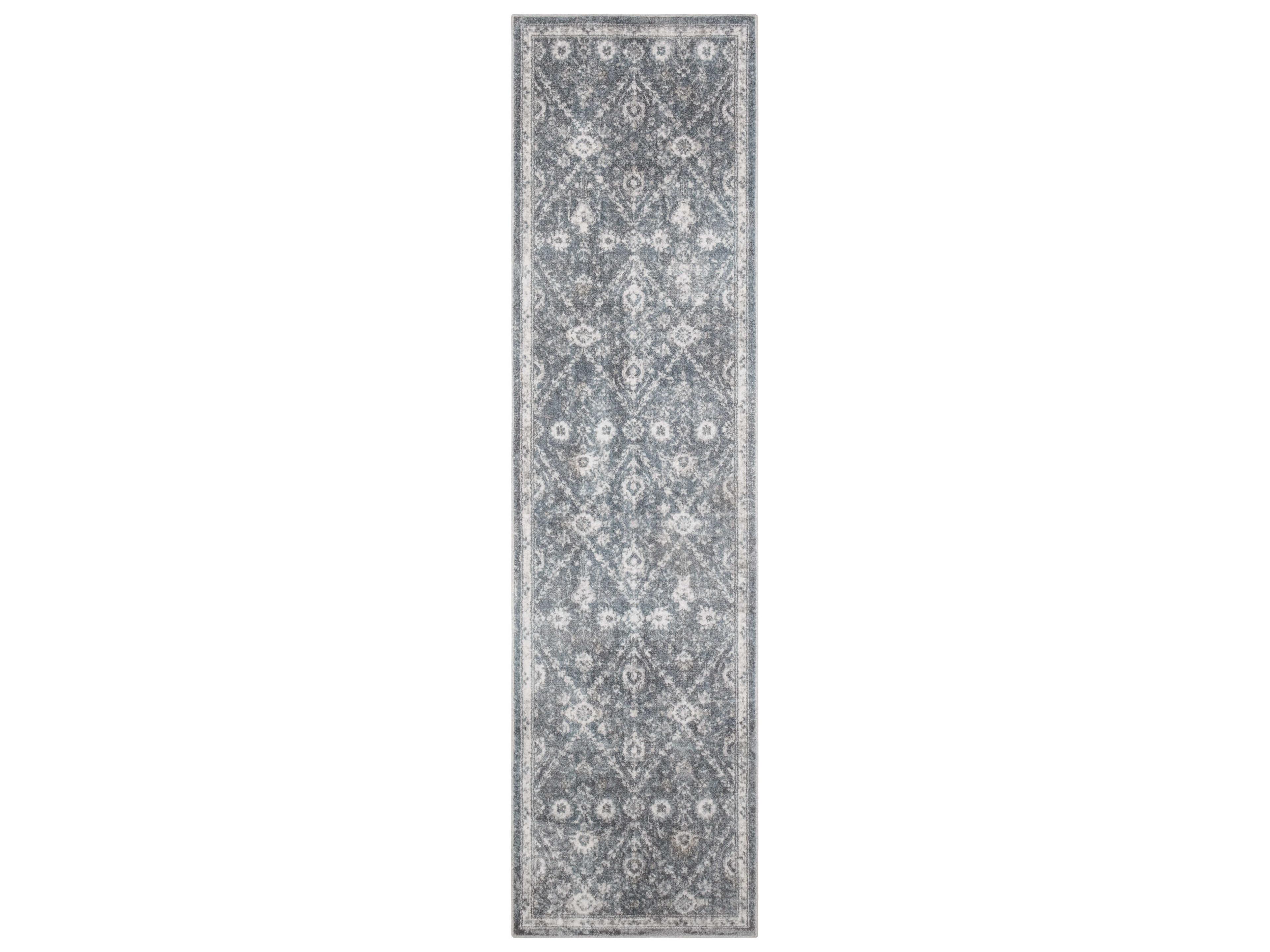 Nourison Astra Machine Washable Bordered Runner Area Rug