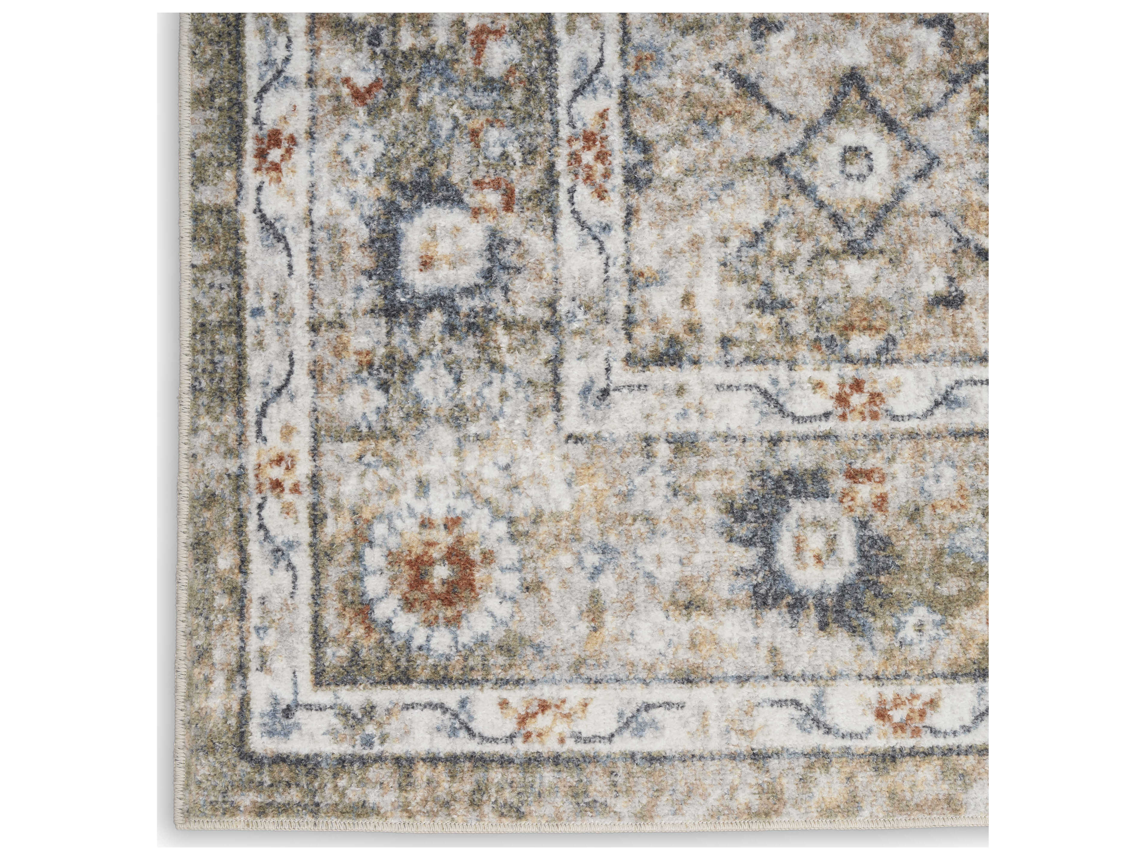 Nourison Astra Machine Washable Bordered Area Rug