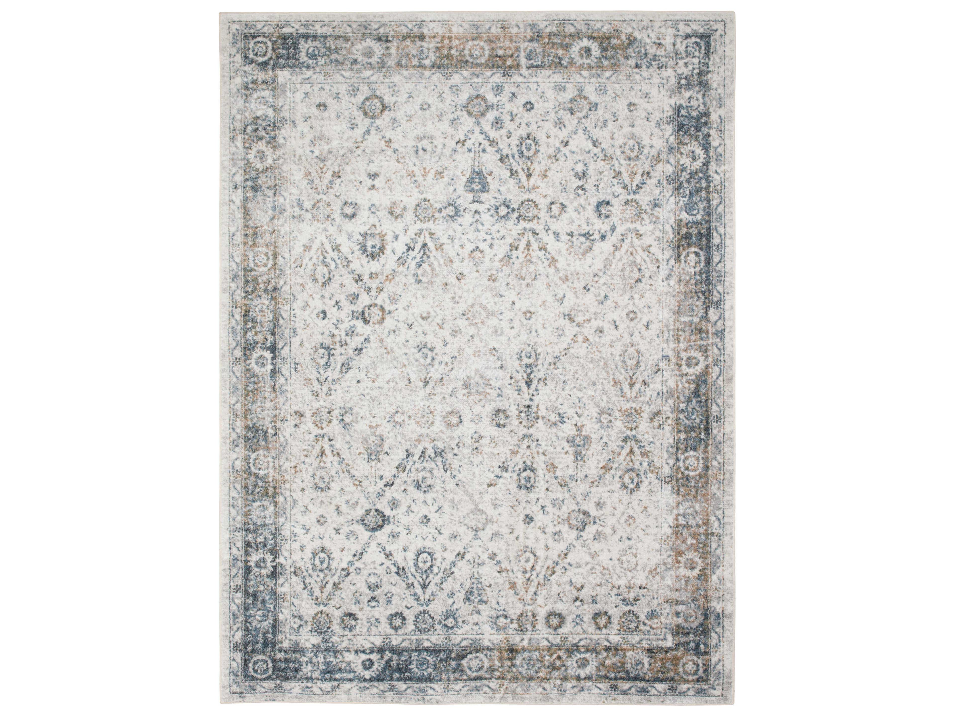Nourison Astra Machine Washable Bordered Area Rug