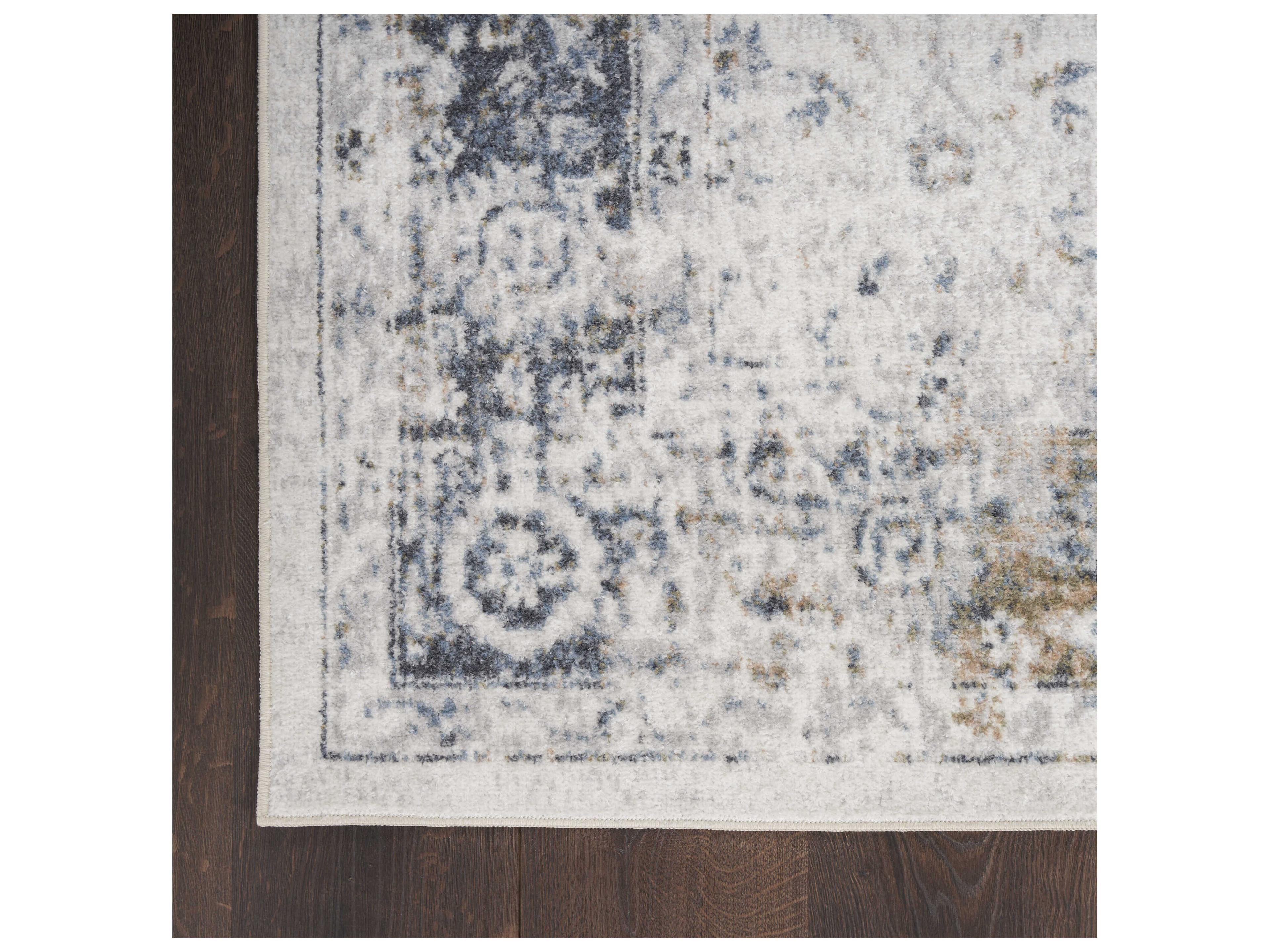Nourison Astra Machine Washable Bordered Area Rug