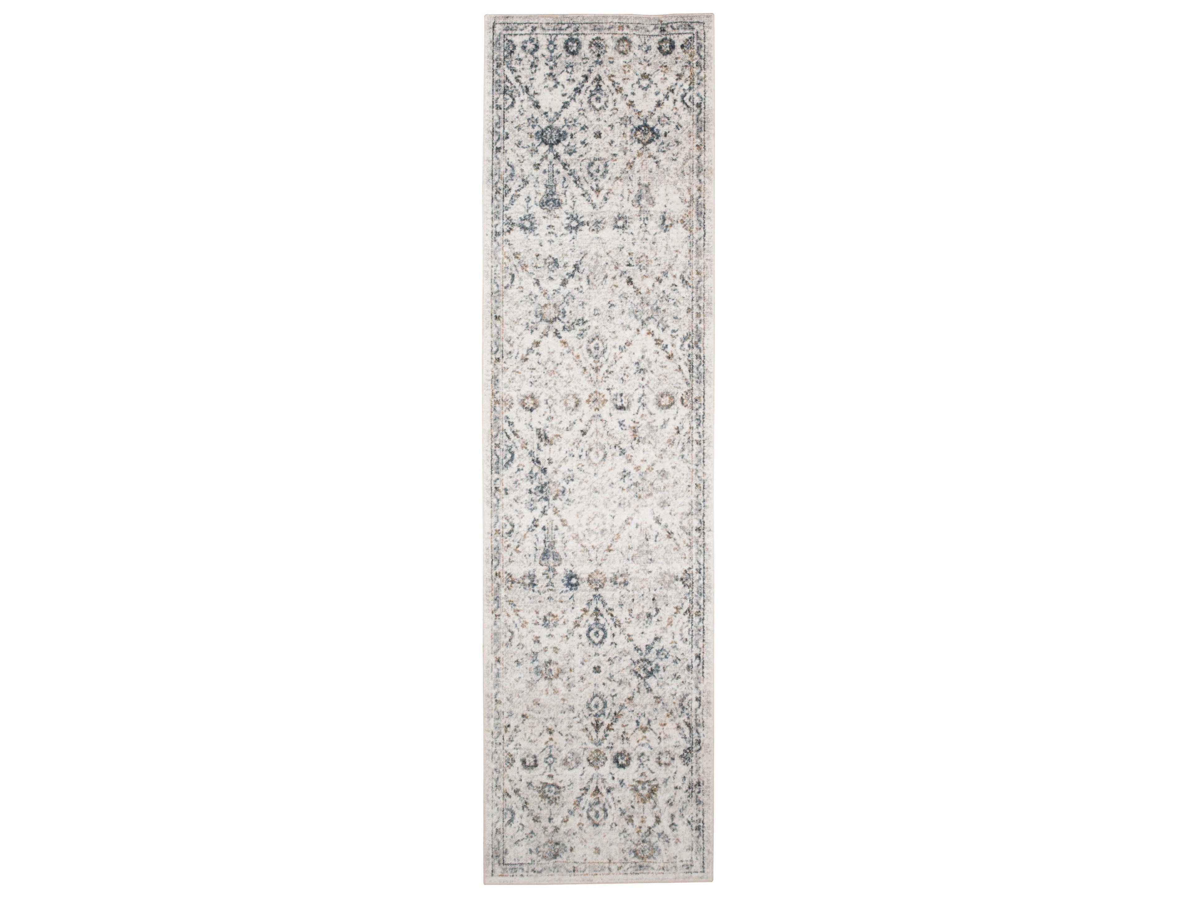 Nourison Astra Machine Washable Bordered Runner Area Rug