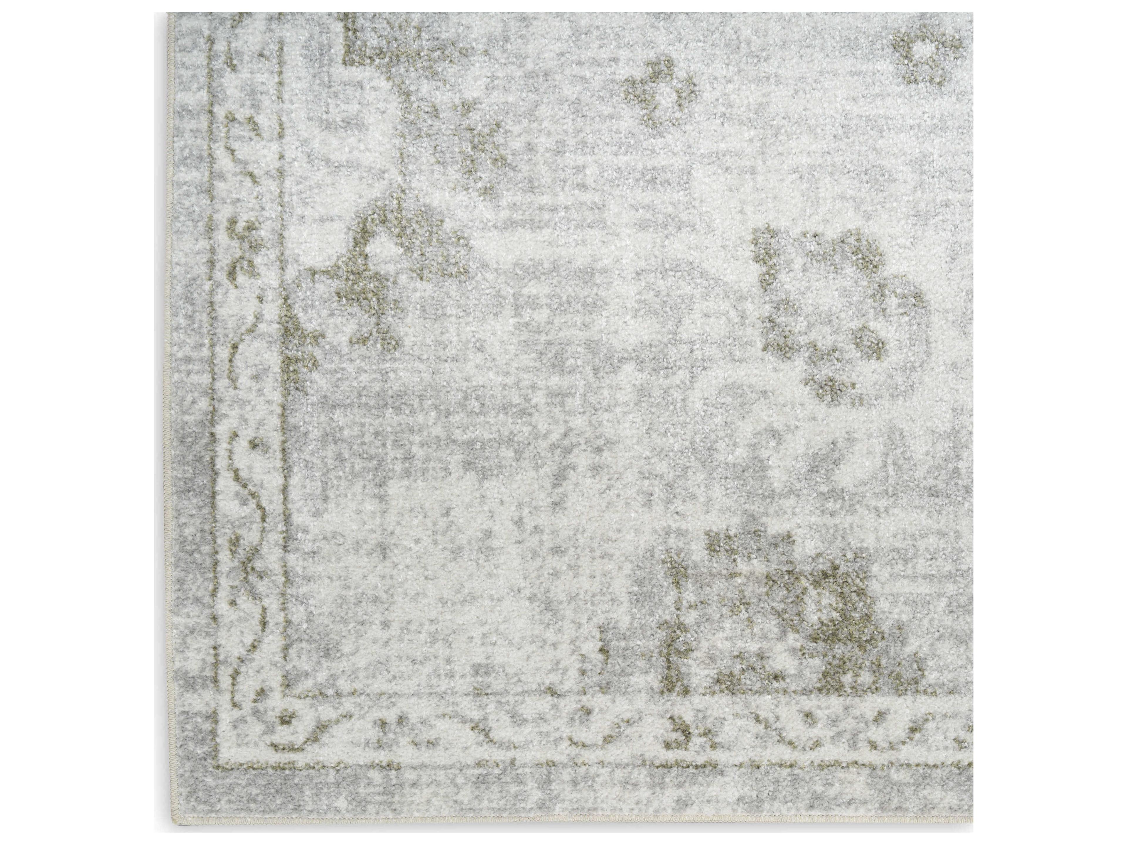 Nourison Astra Machine Washable Bordered Runner Area Rug