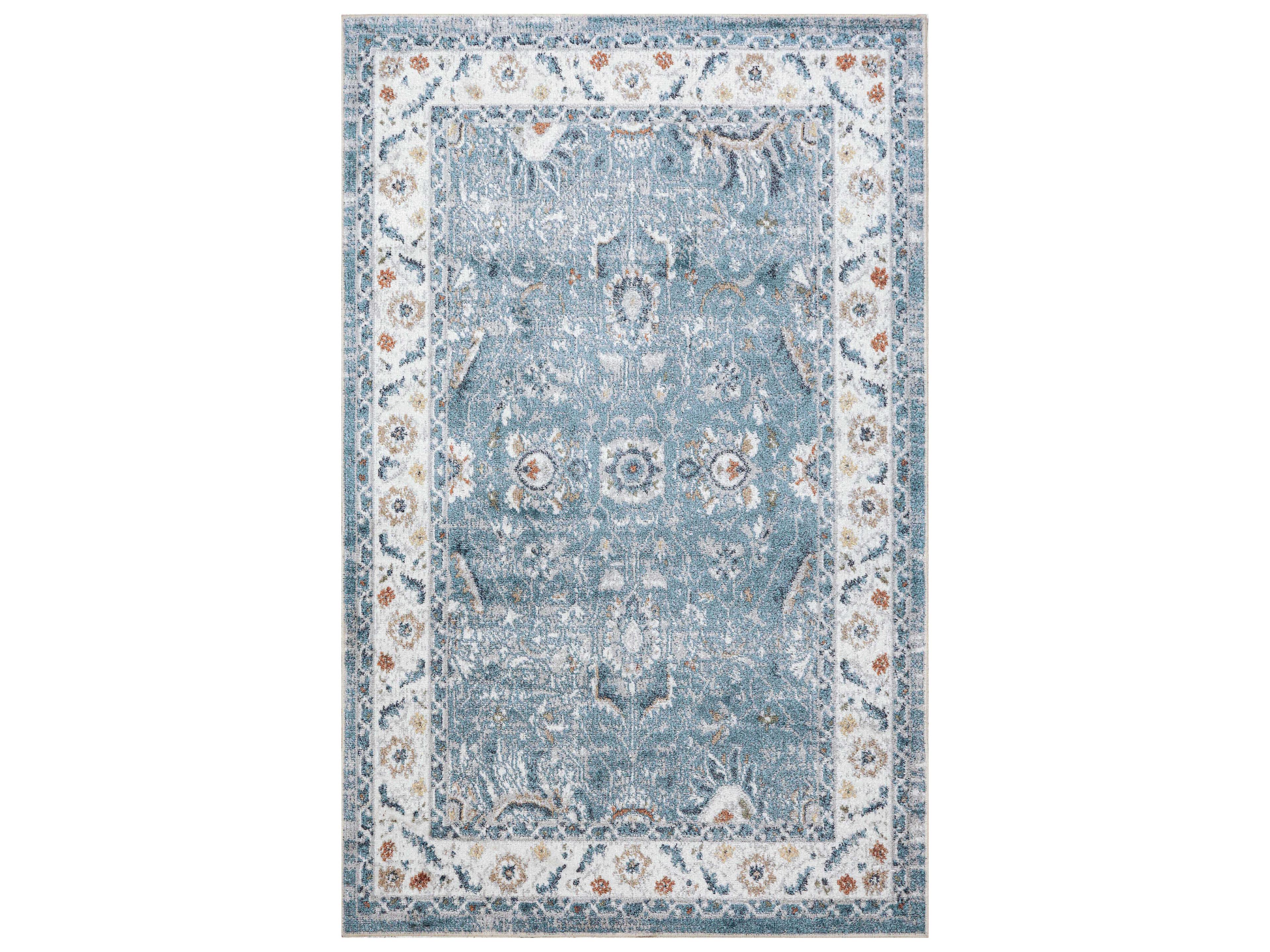 Nourison Astra Machine Washable Bordered Area Rug