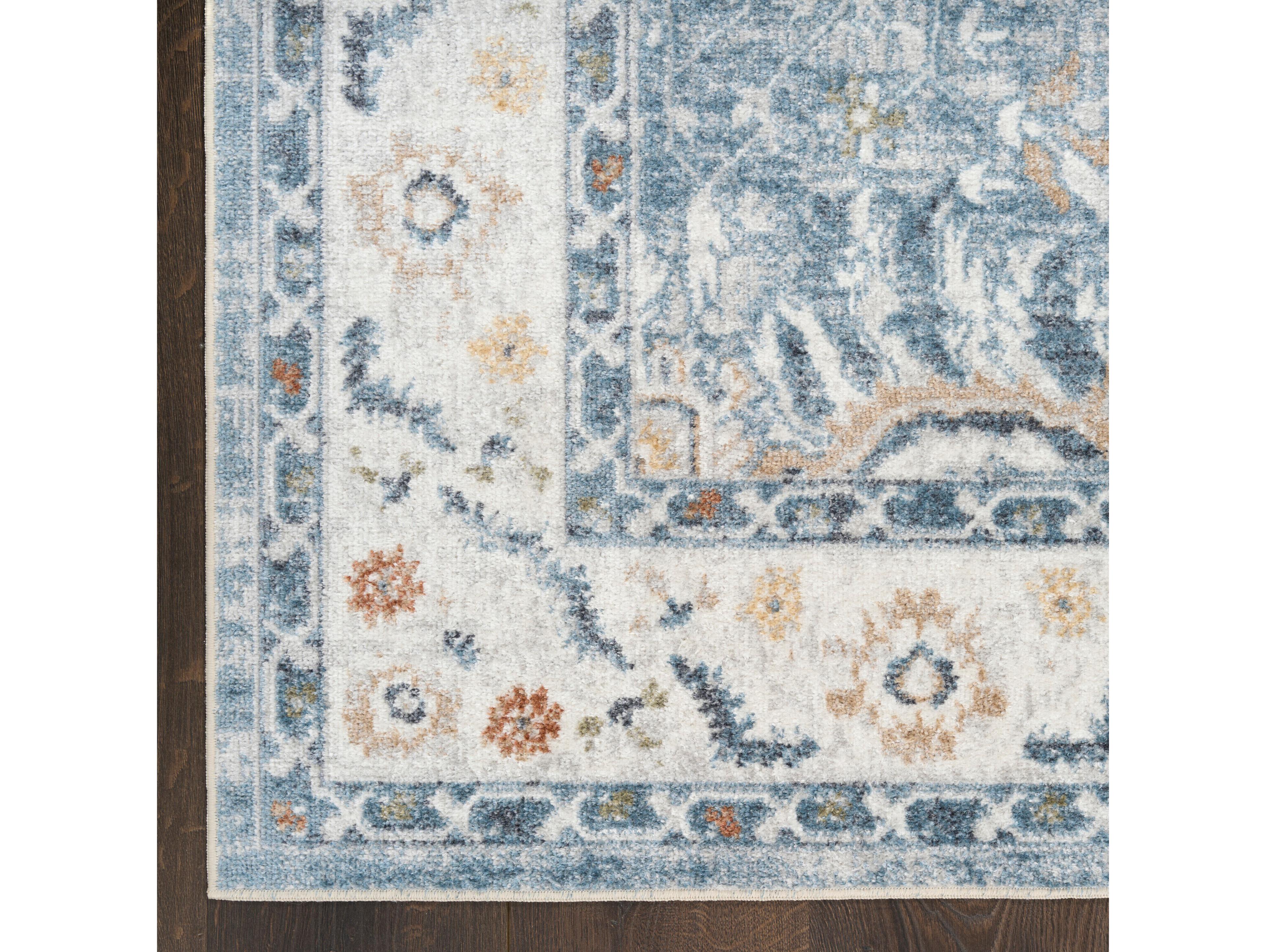 Nourison Astra Machine Washable Bordered Area Rug