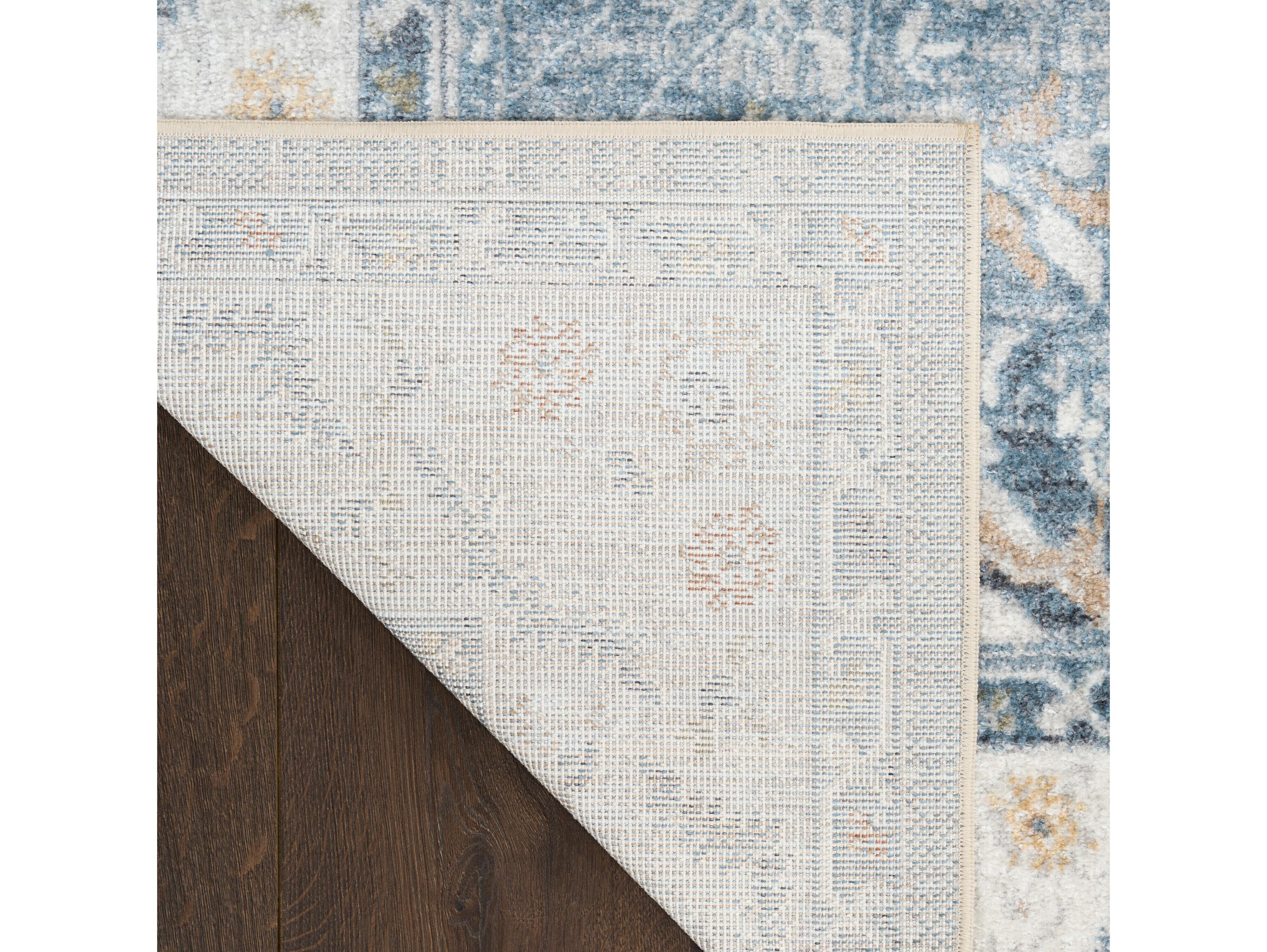 Nourison Astra Machine Washable Bordered Runner Area Rug