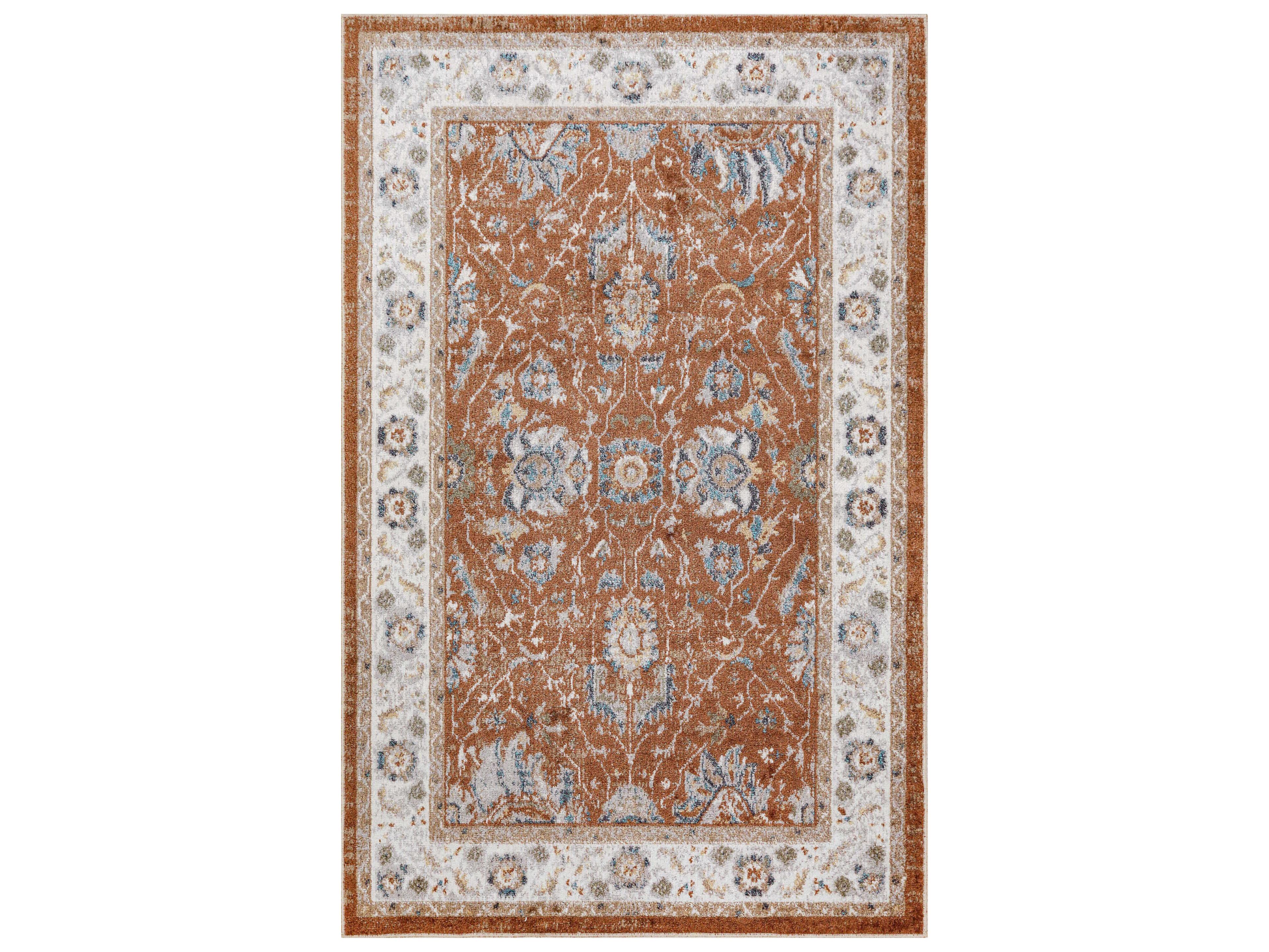 Nourison Astra Machine Washable Bordered Area Rug