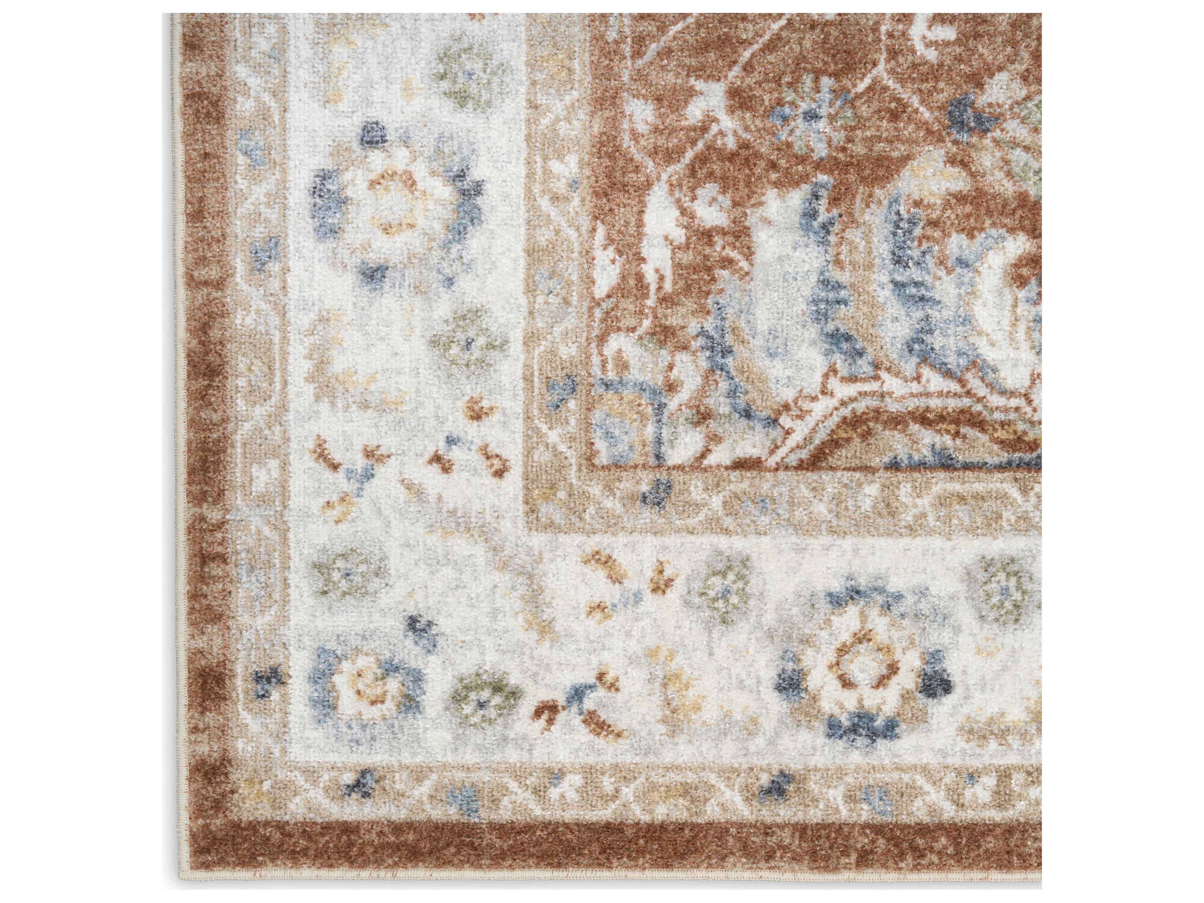 Nourison Astra Machine Washable Bordered Area Rug
