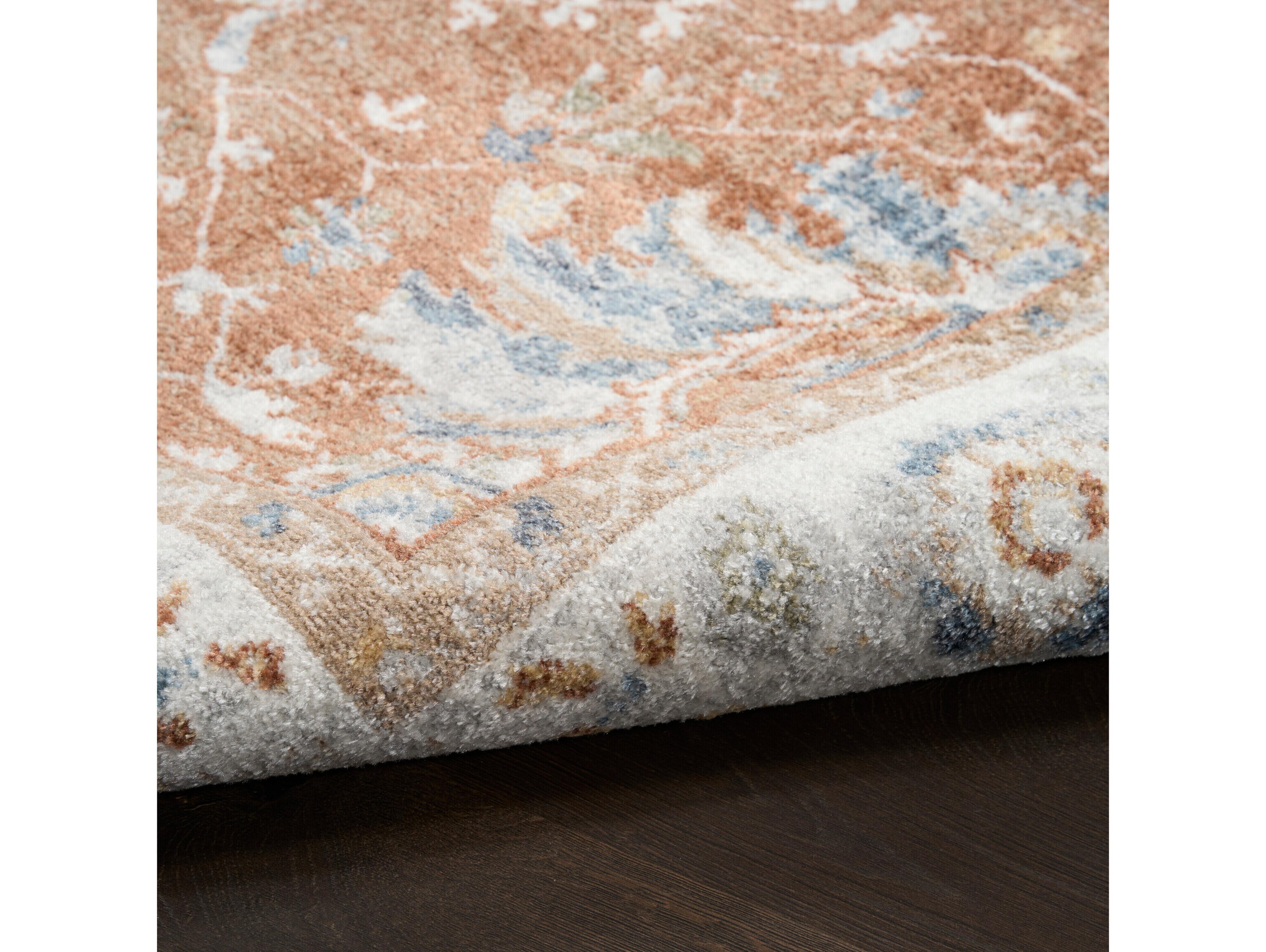 Nourison Astra Machine Washable Bordered Runner Area Rug