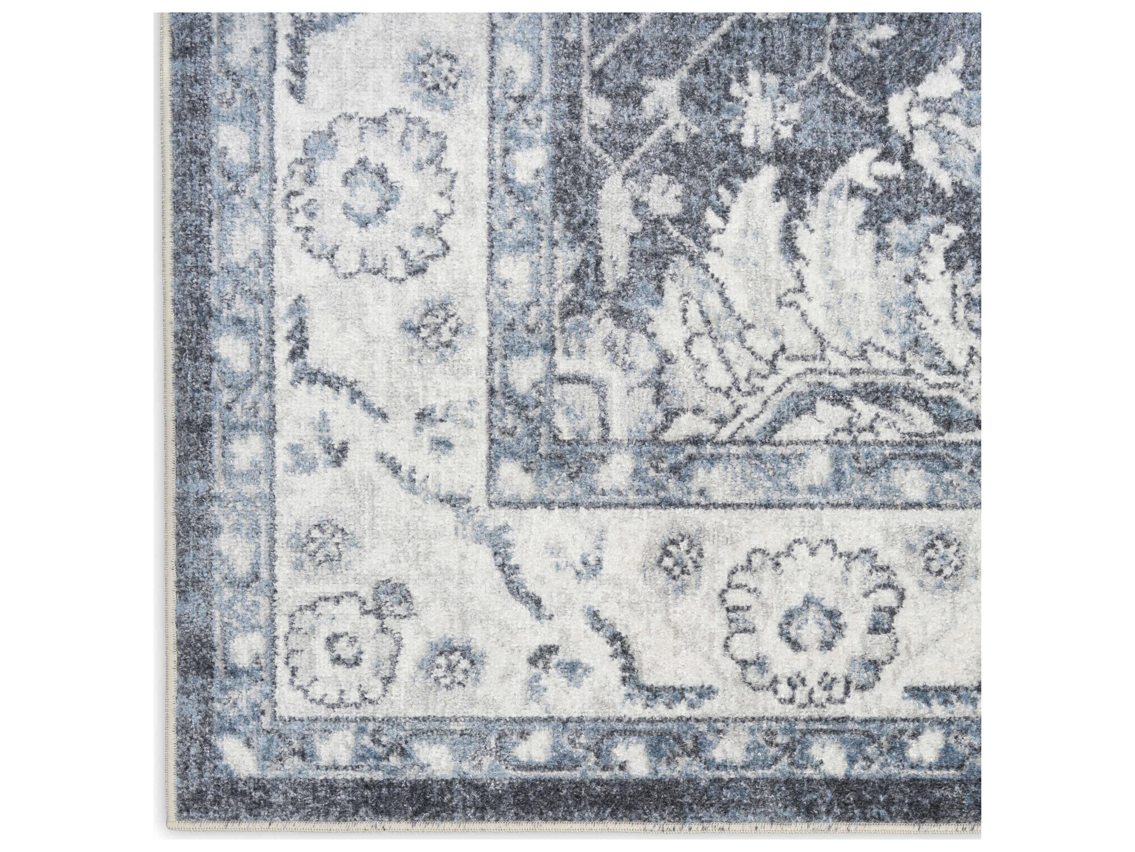 Nourison Astra Machine Washable Bordered Area Rug