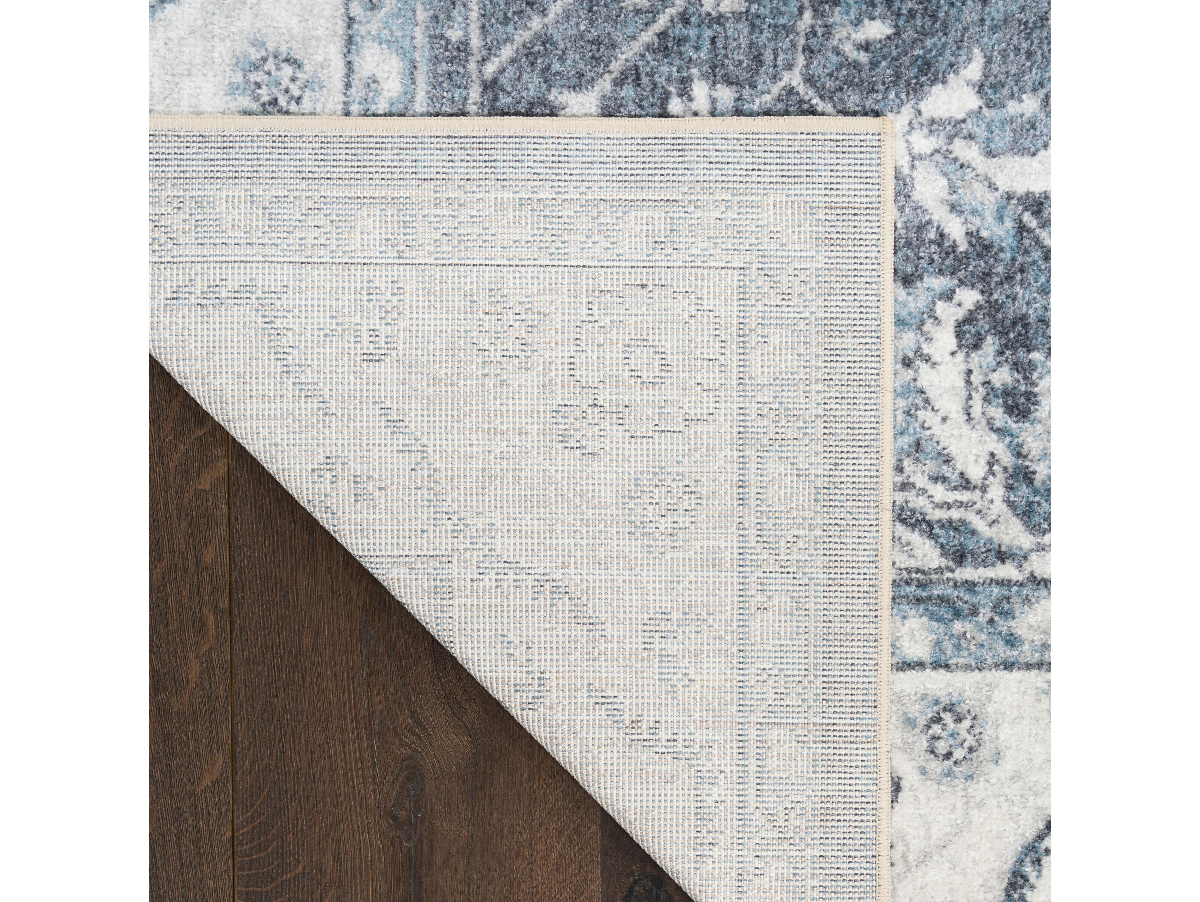 Nourison Astra Machine Washable Bordered Runner Area Rug