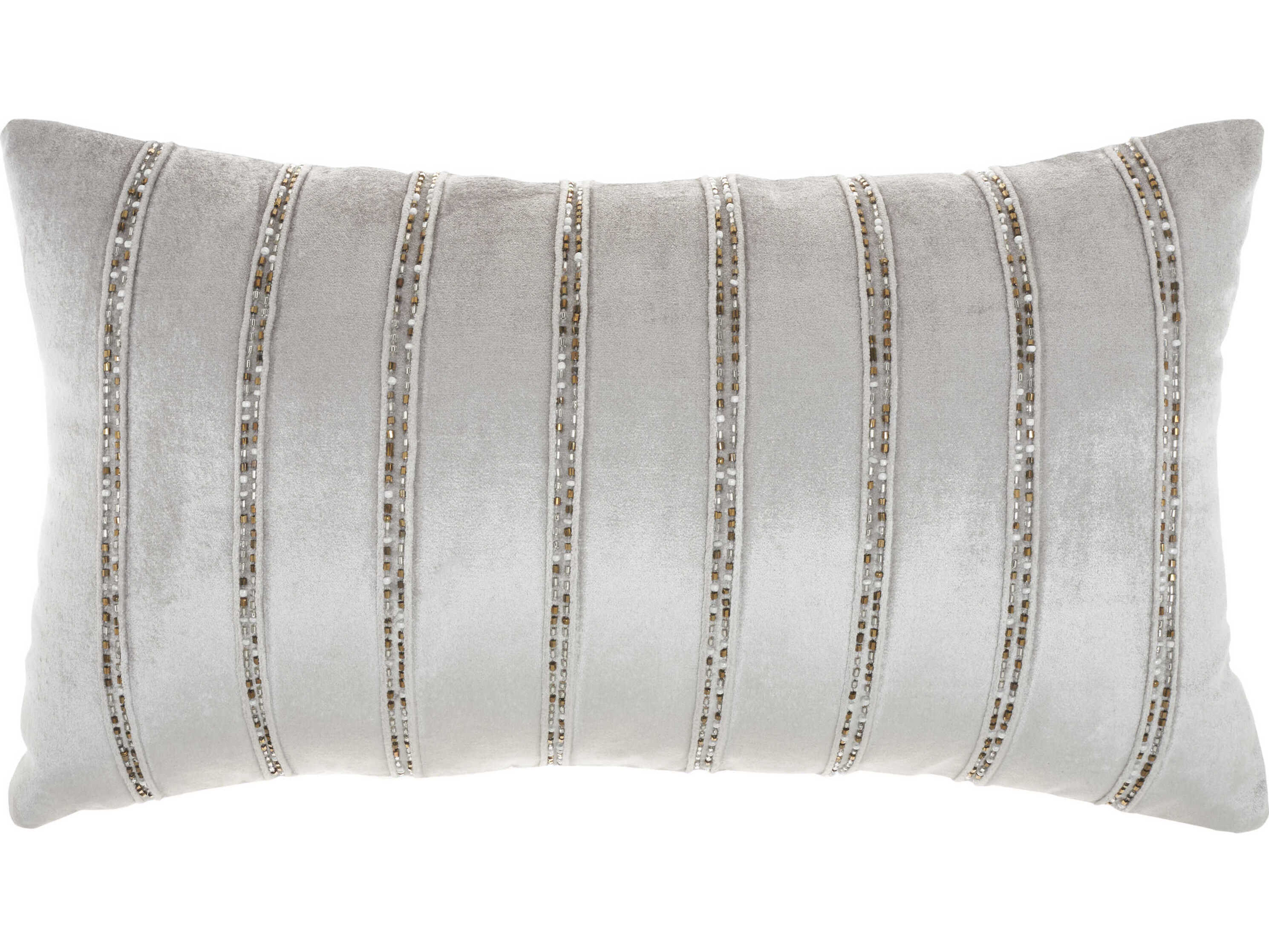 Nourison Sofia Light Grey Pillow