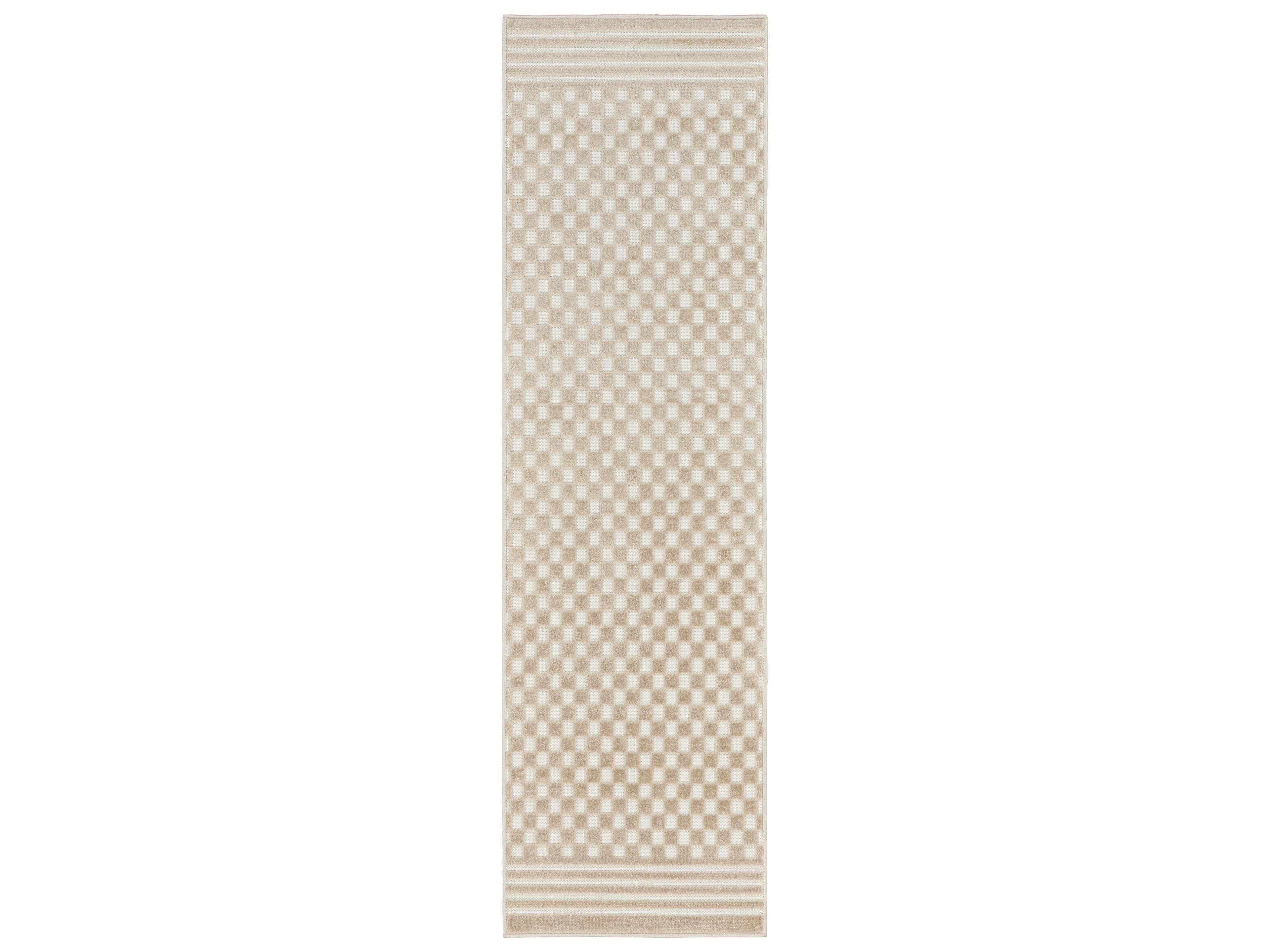 Nourison Care Free Geometric Runner Area Rug