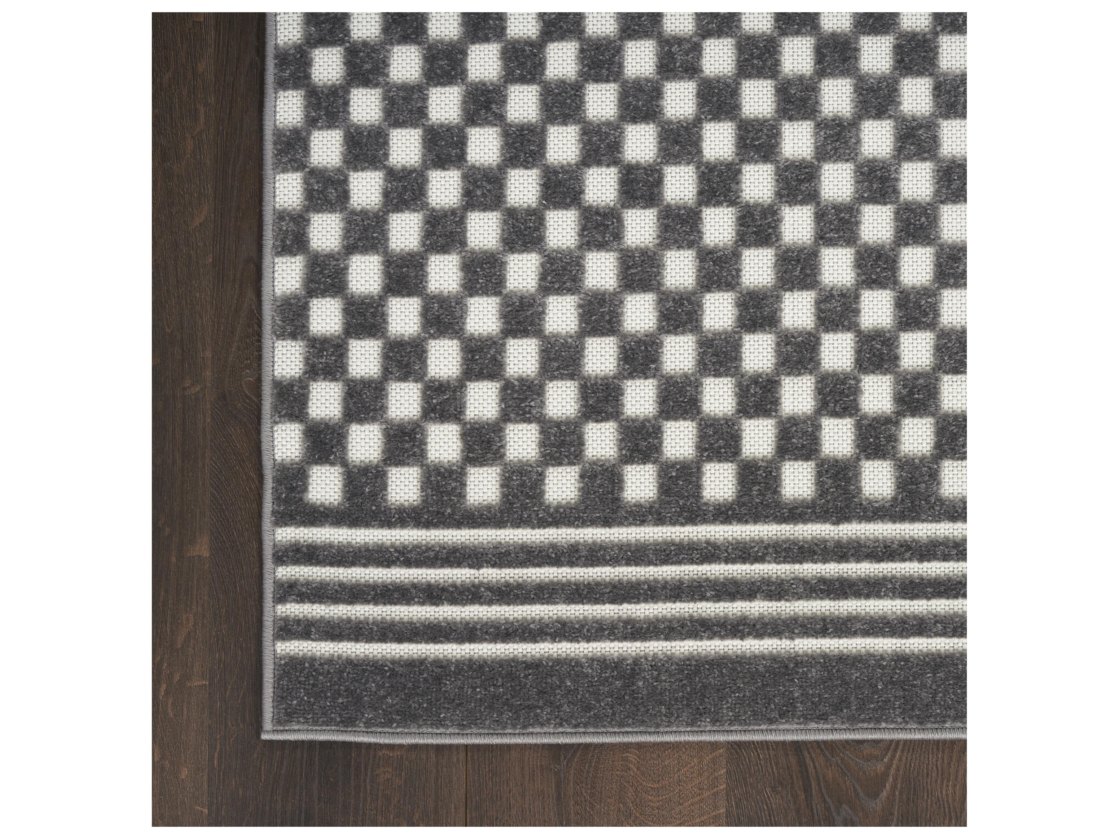 Nourison Care Free Geometric Runner Area Rug